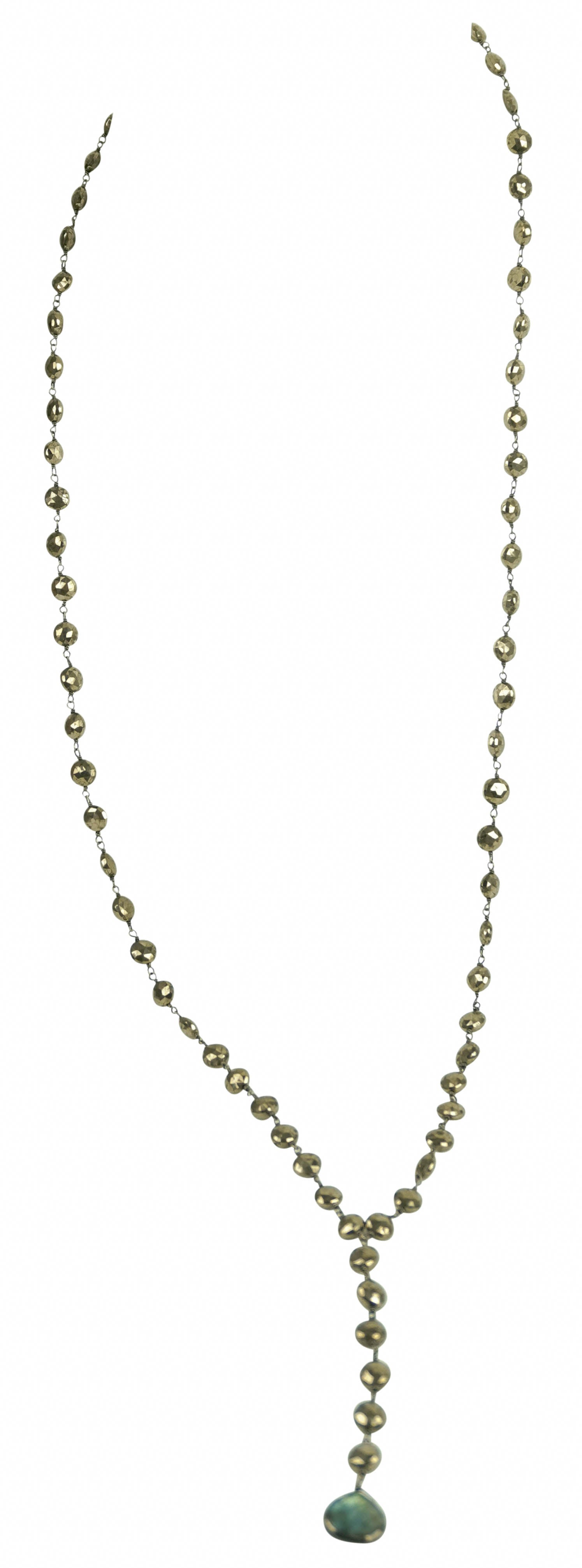 Ela Rae Yaeli Necklace in Pyrite and Labradorite 5 Ela Rae Yaeli Necklace in Pyrite and Labradorite