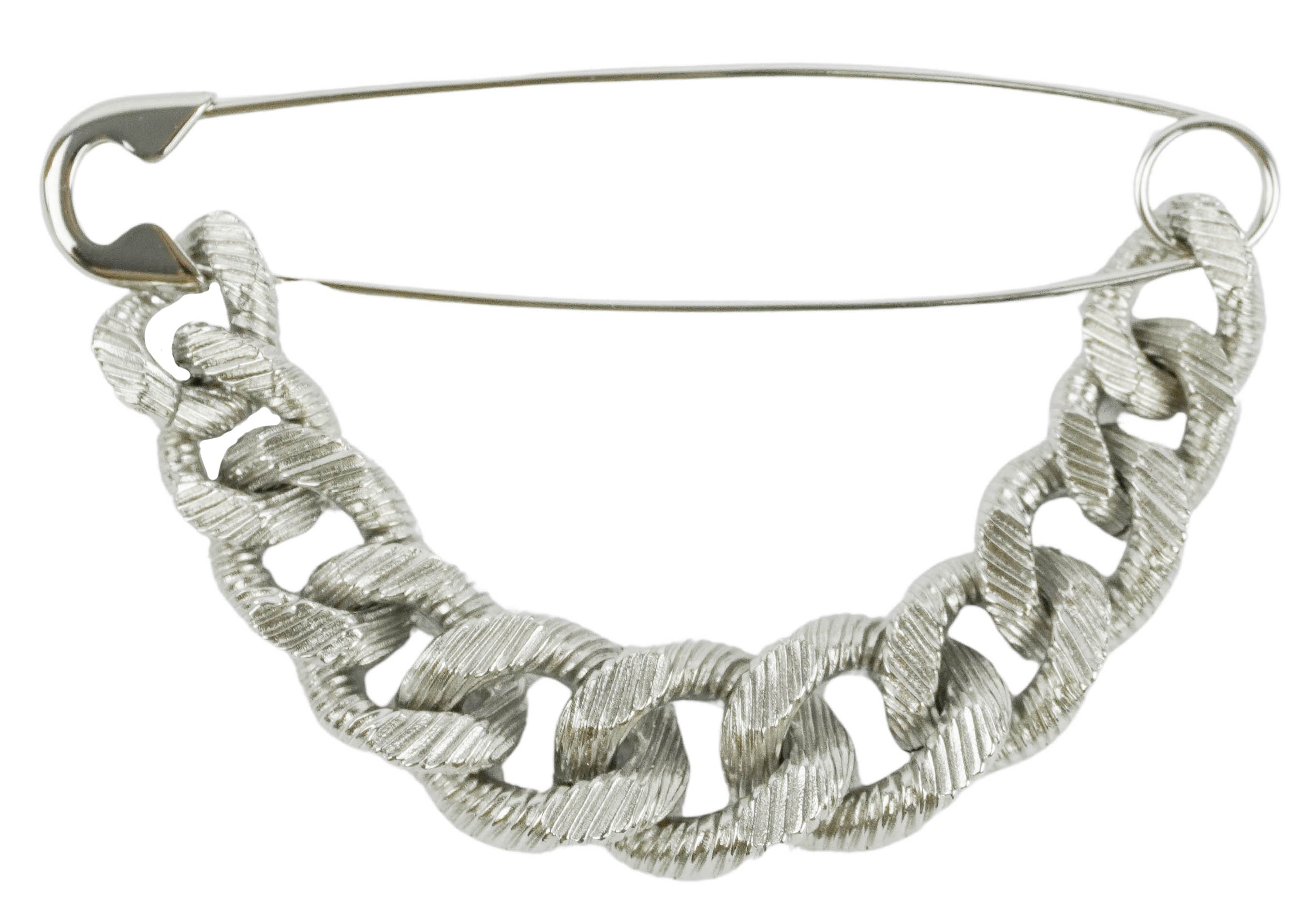 Jil Sander Chunky Chainlink 13 Pin in Silver