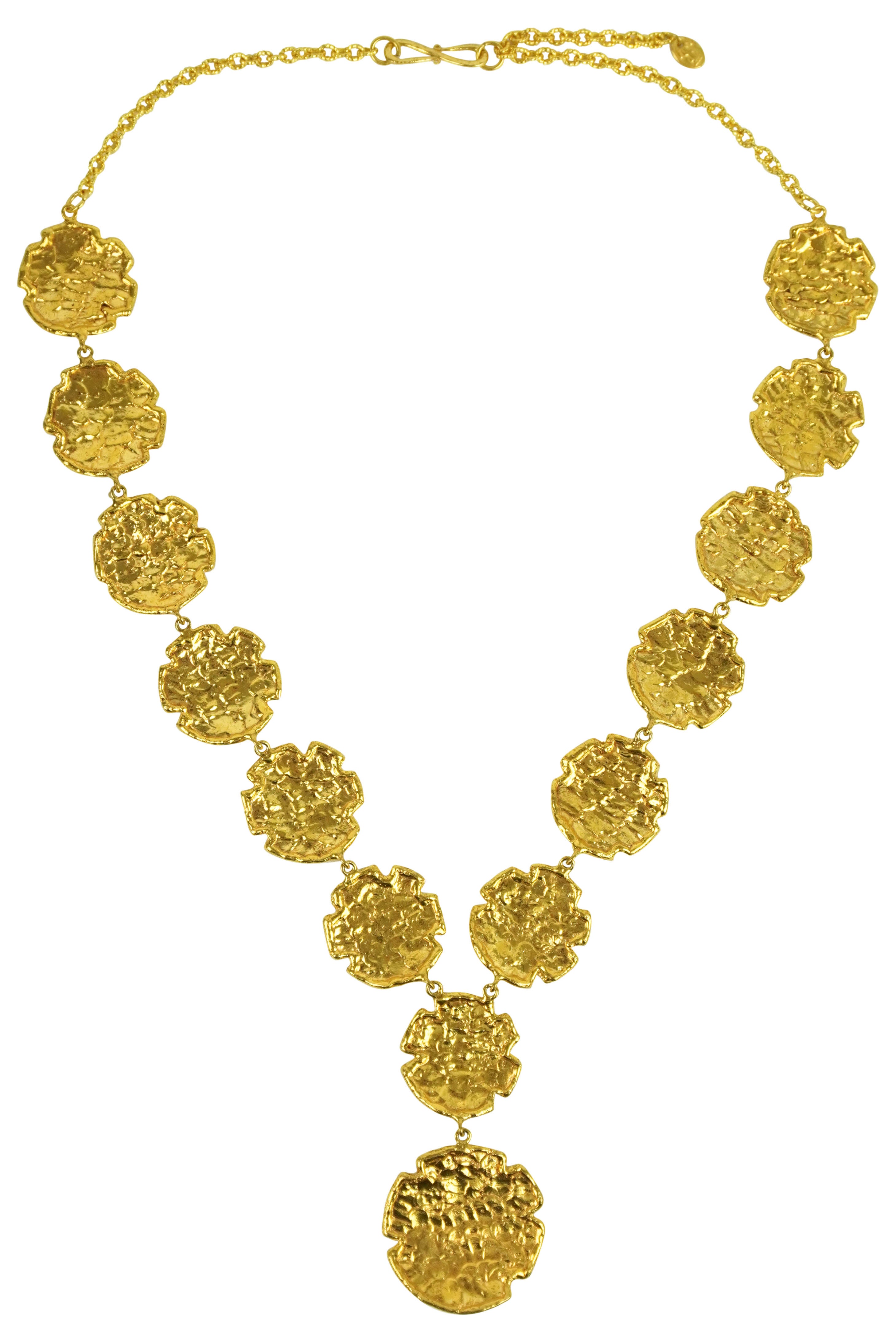 Sylvia Toledano Pendant Swan Necklace in Gold