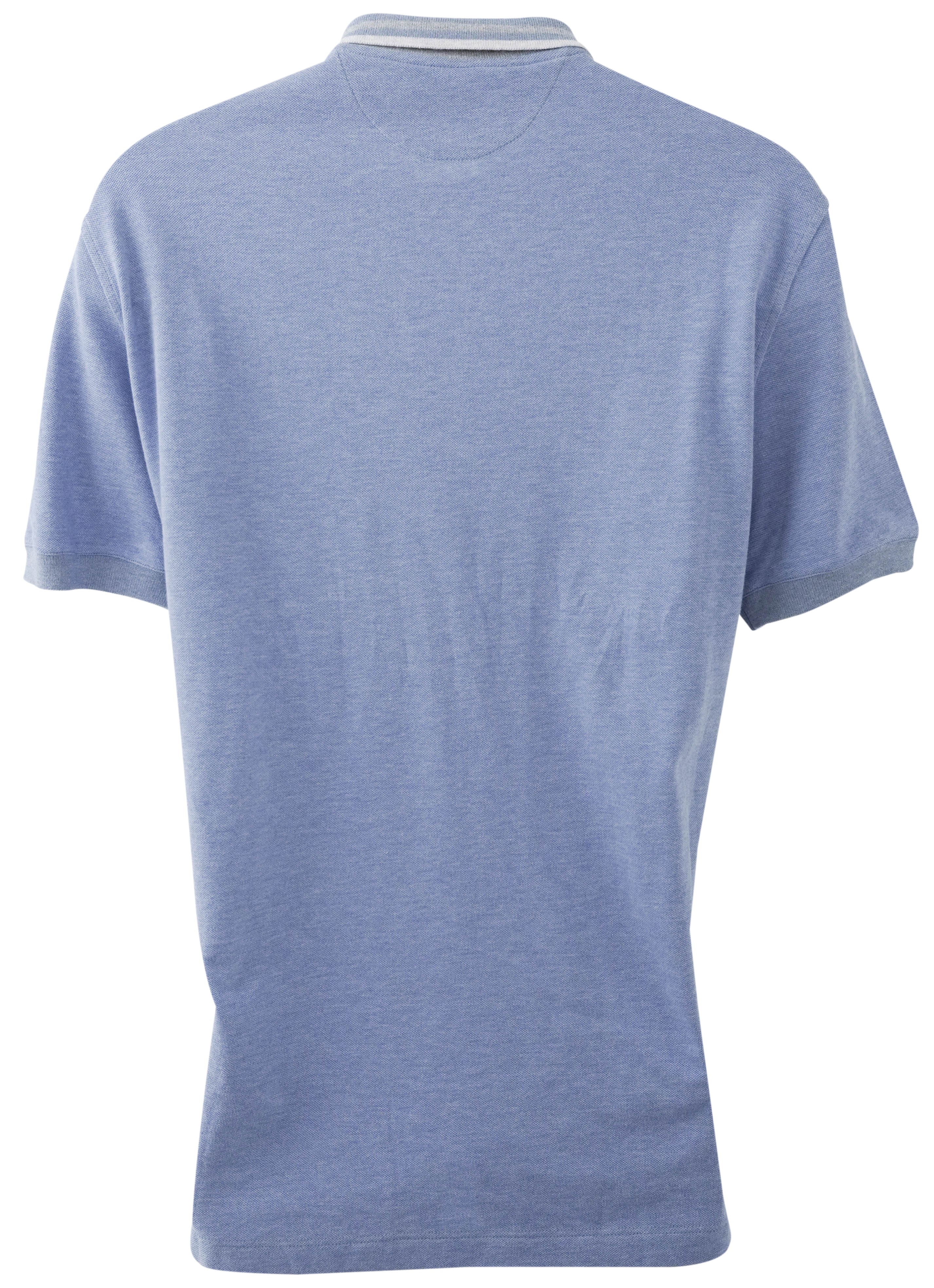 Brunello Cucinelli Piquet Polo in Blue 2 Brunello Cucinelli Piquet Polo in Blue