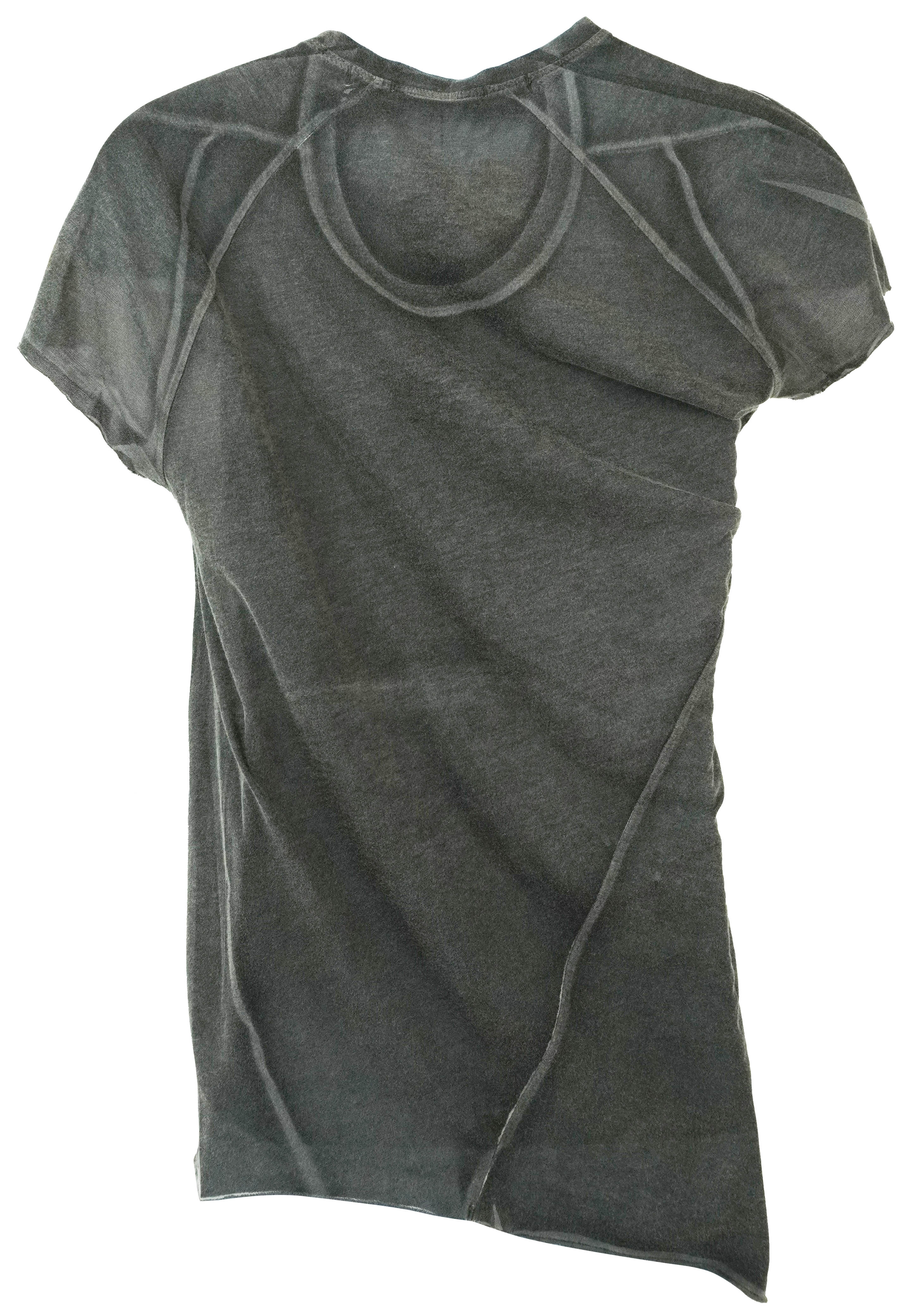Julius Printed T-Shirt in Grey/Off White 2 Julius Printed T-Shirt in Grey/Off White