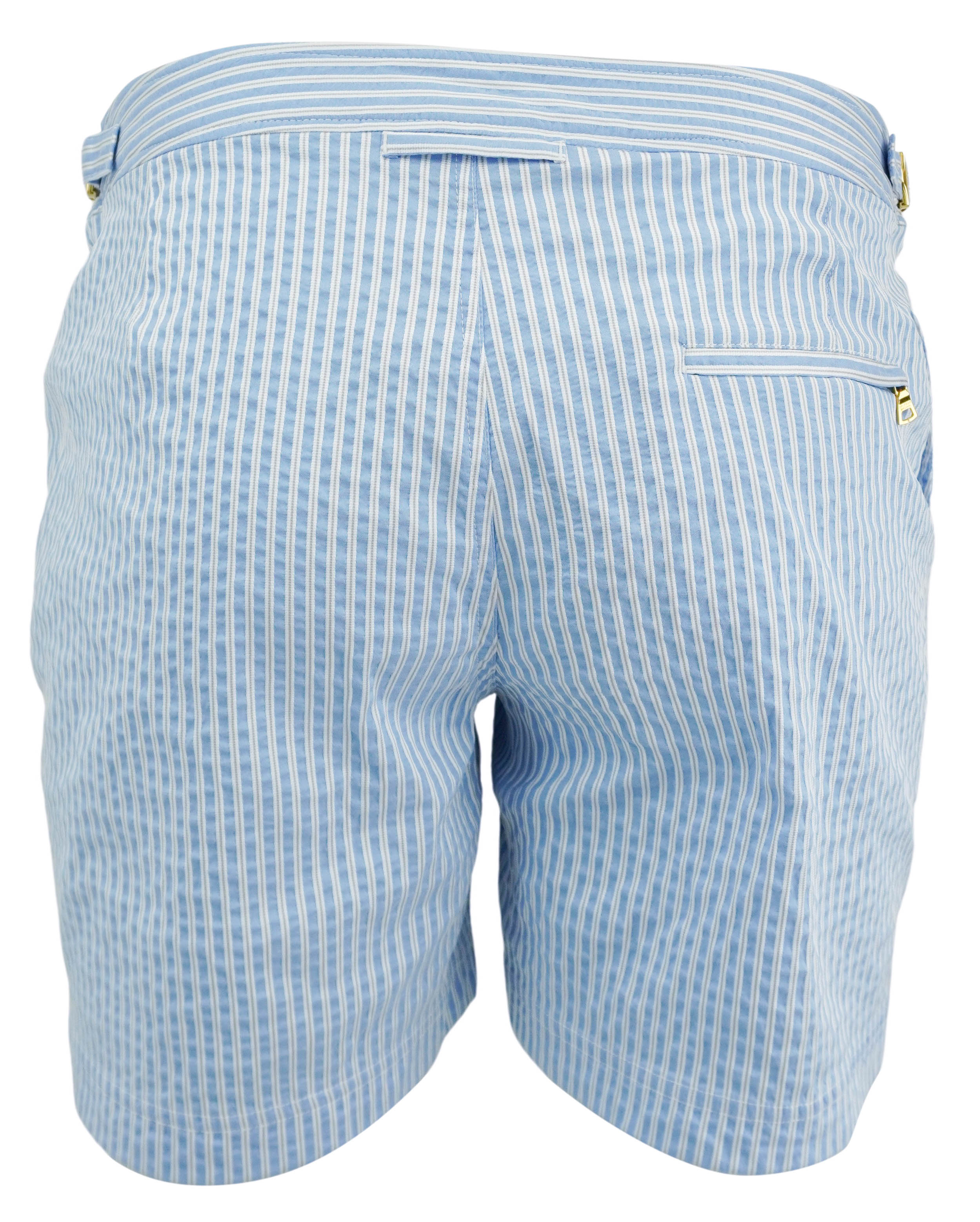 Orlebar Brown Striped Swim Shorts in Baby Blue 2 Orlebar Brown Striped Swim Shorts in Baby Blue
