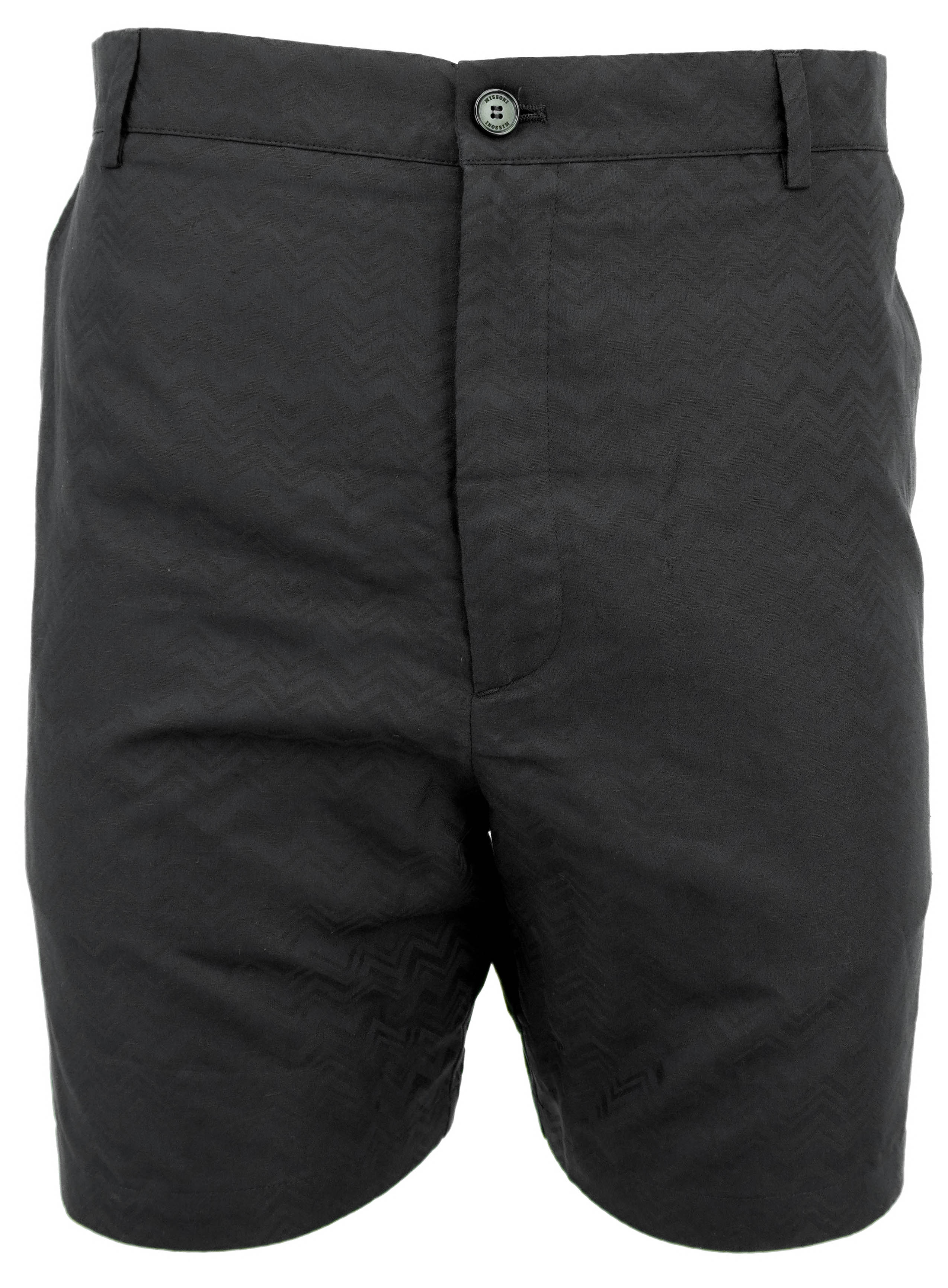 Missoni Tonal Chevron Print Shorts in Navy