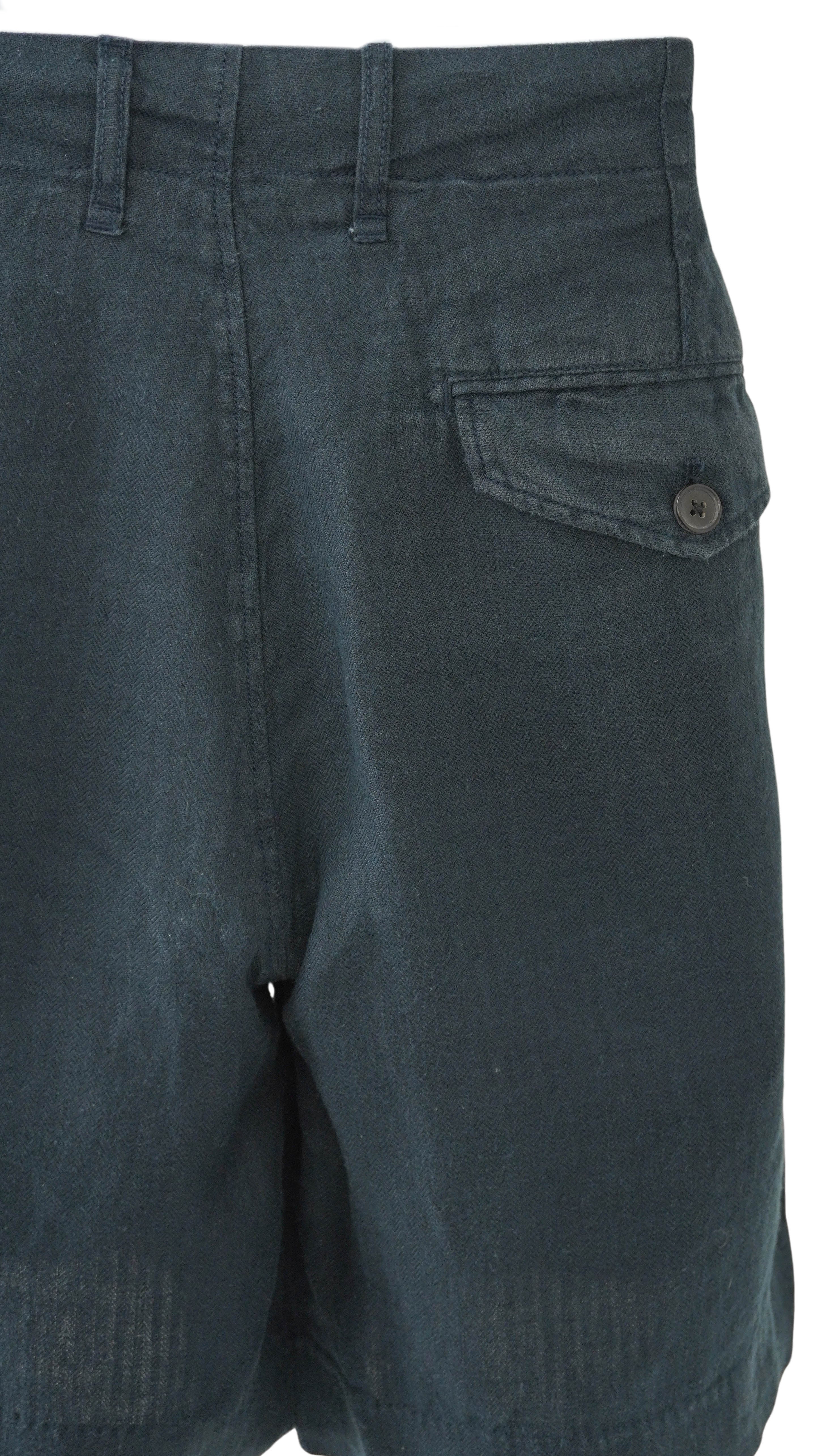 Billy Reid Linen Moore Shorts in Carbon Blue 3 Billy Reid Linen Moore Shorts in Carbon Blue