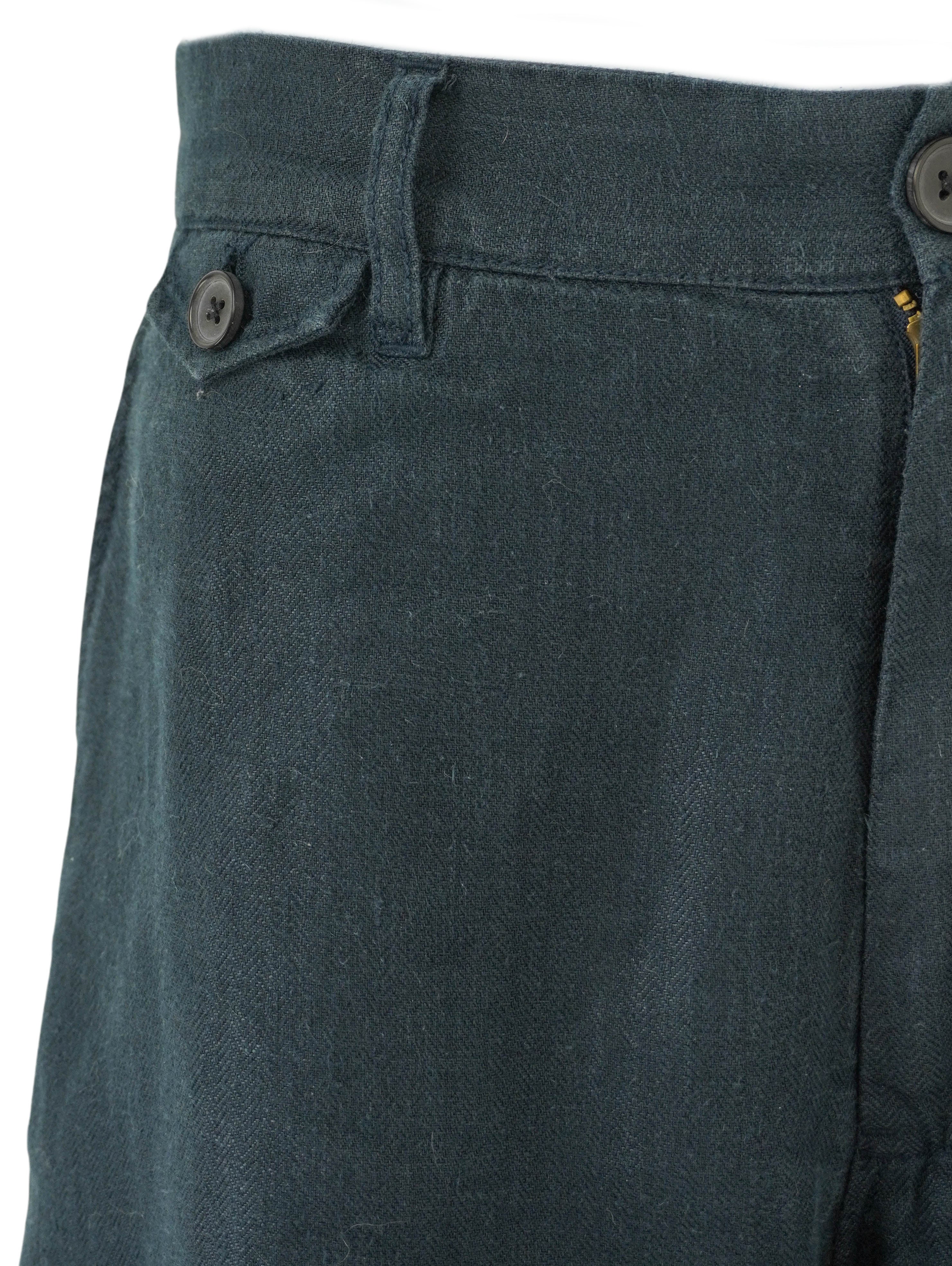 Billy Reid Linen Moore Shorts in Carbon Blue 4 Billy Reid Linen Moore Shorts in Carbon Blue