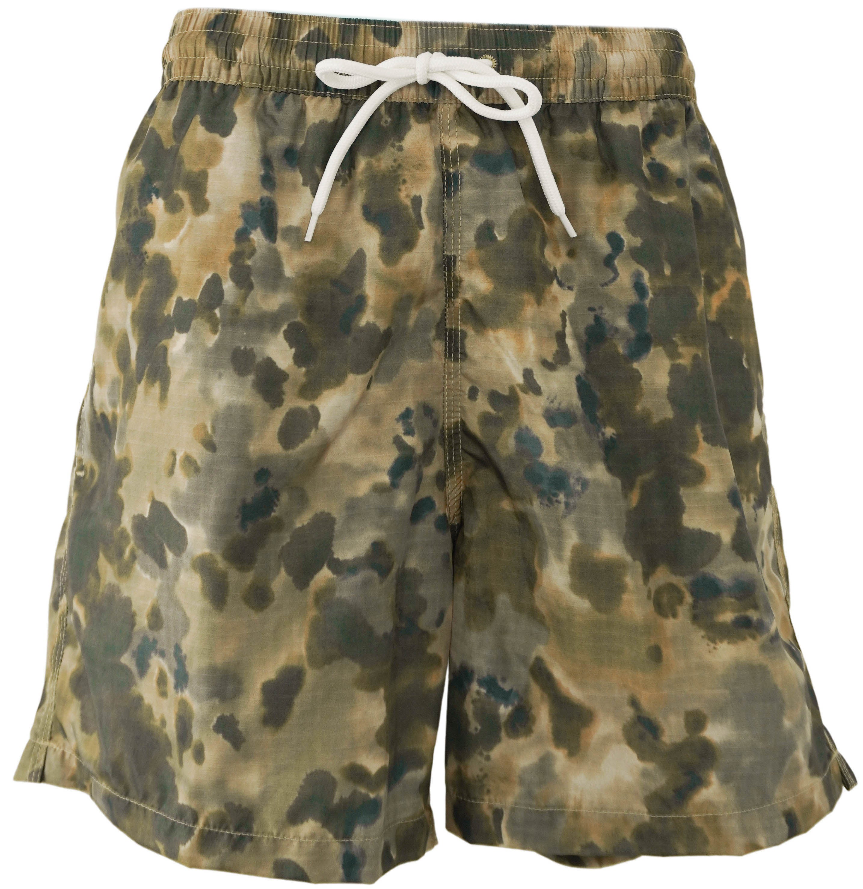 Massimo Alba Kite Swim Shorts in Camo Print