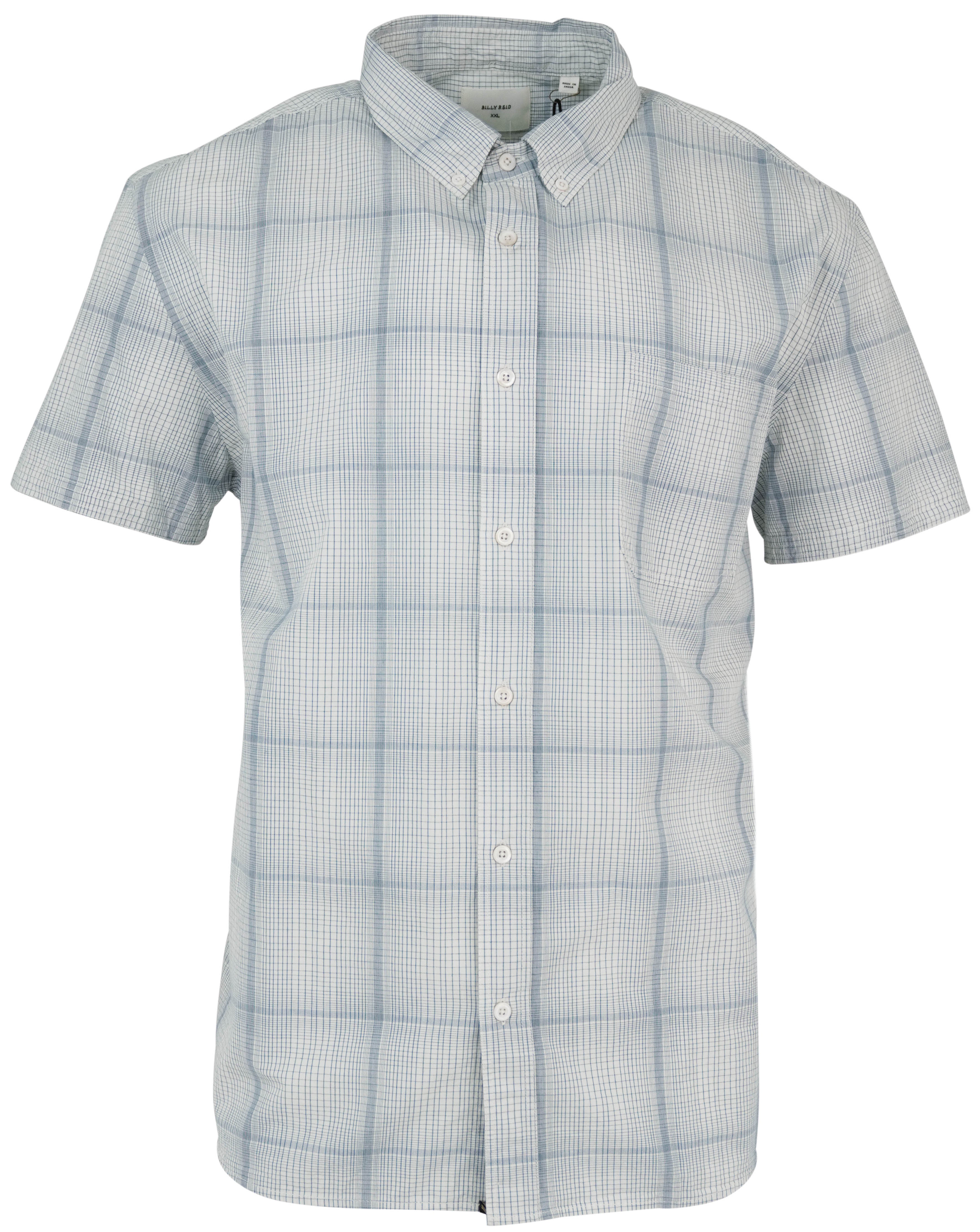 Billy Reid Tuscumbia Shirt in Dark Blue Plaid