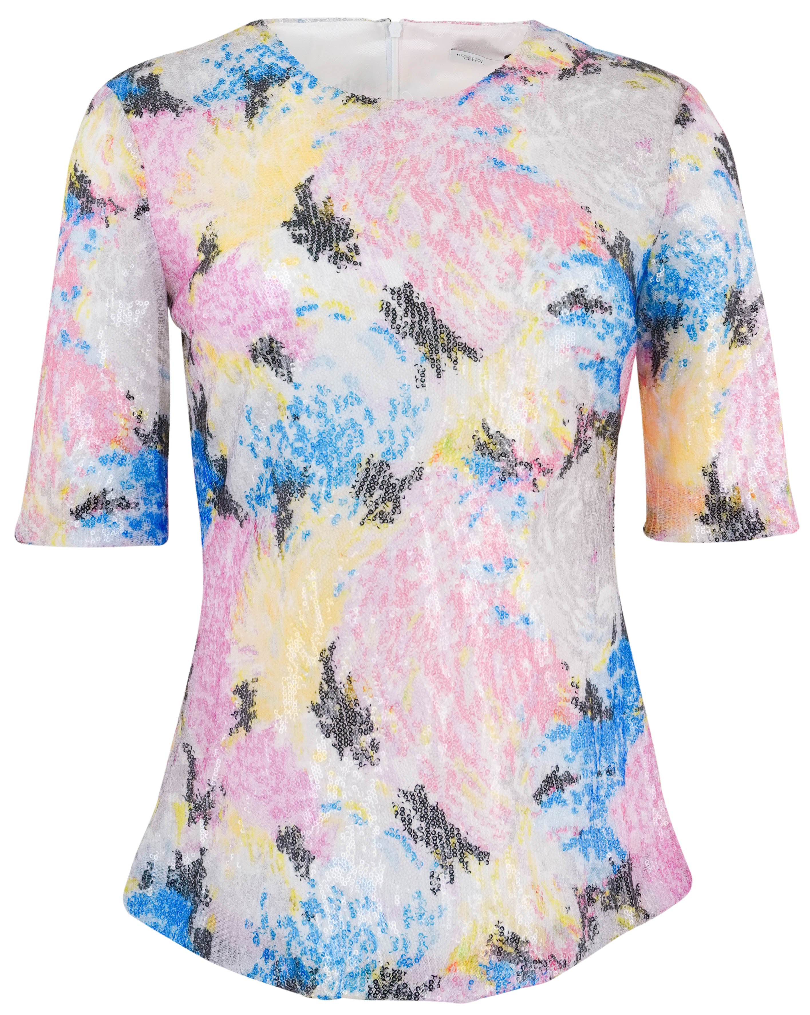 Rosetta Getty Sequin Top in Multi