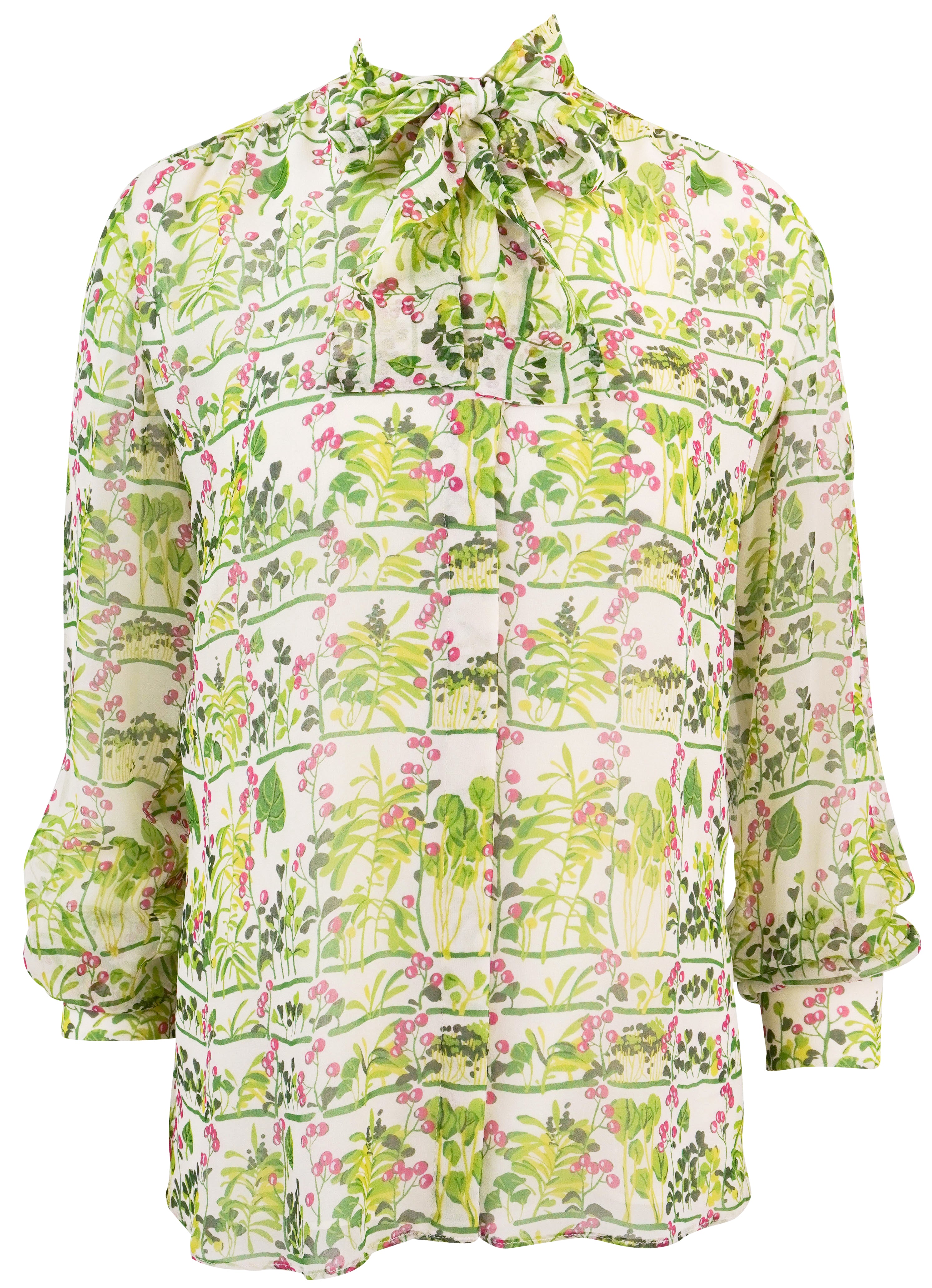 Giambattista Valli Printed Blouse in Multi