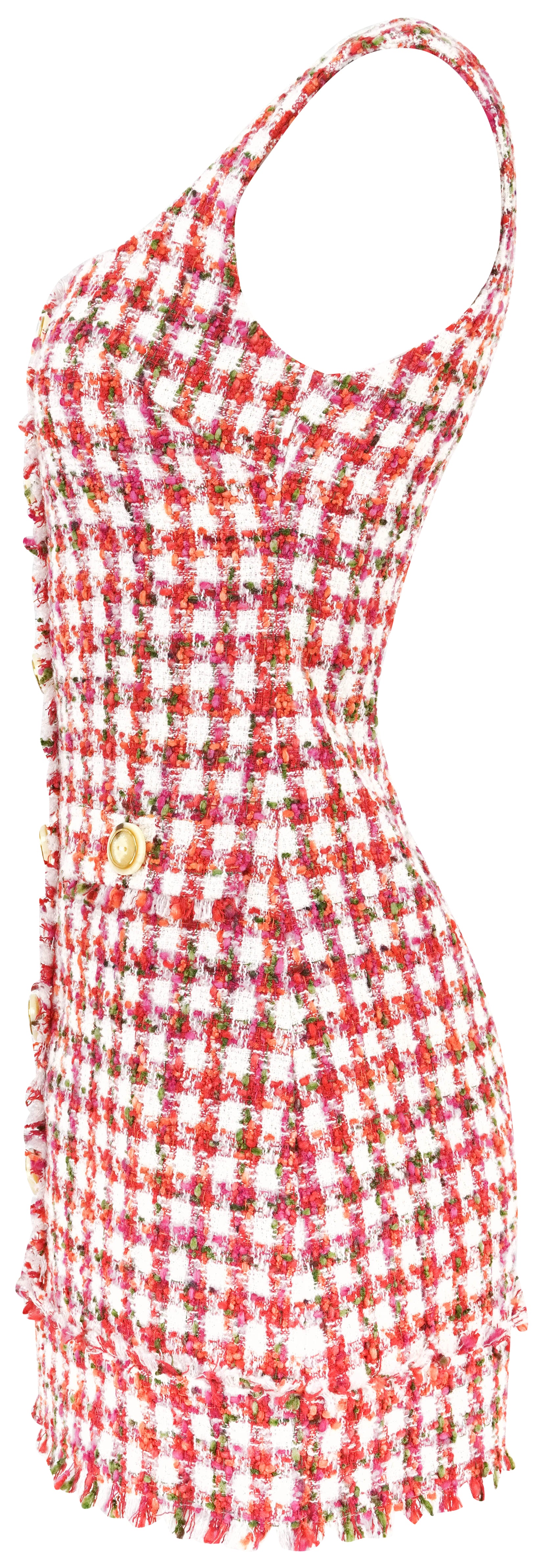 Cara Cara Evora Dress in Red Ivory 3 Cara Cara Evora Dress in Red Ivory