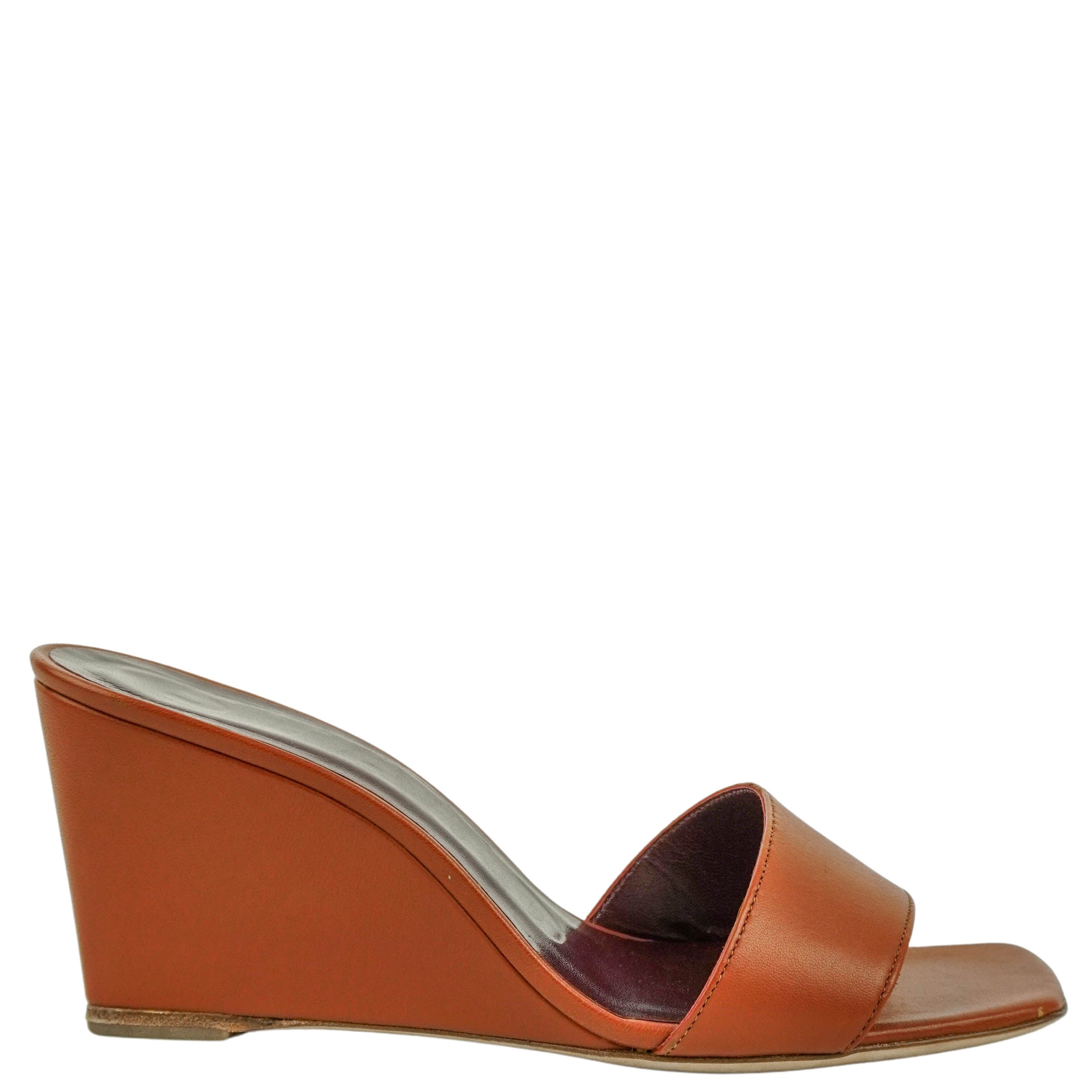 Staud Billie Wedge in Tan 1 Staud Billie Wedge in Tan