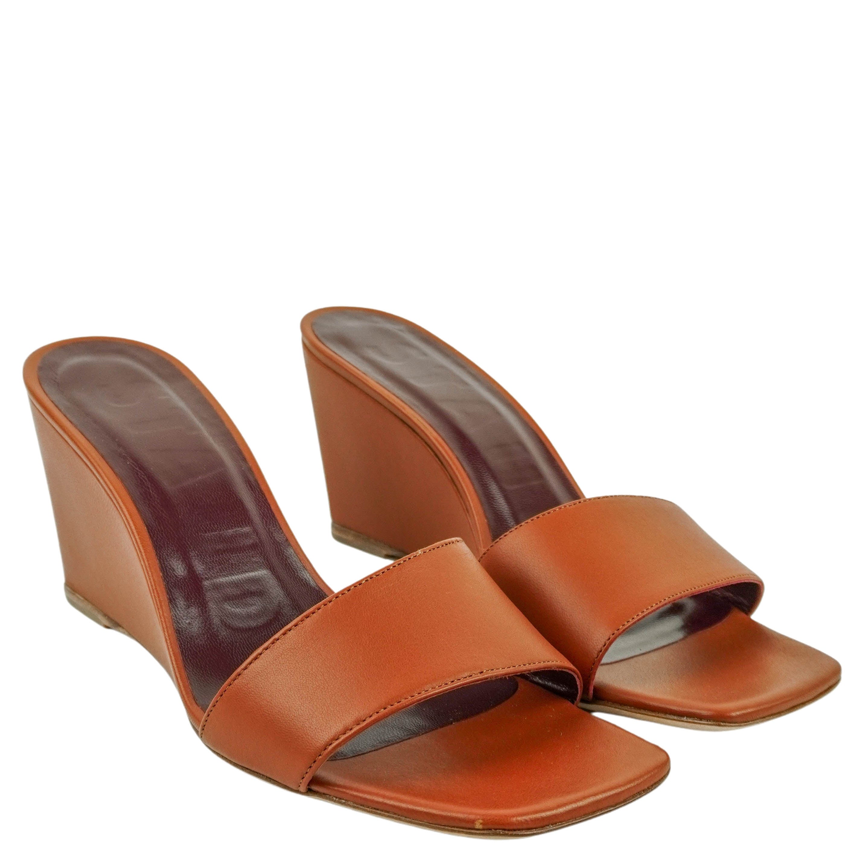 Staud Billie Wedge in Tan 3 Staud Billie Wedge in Tan