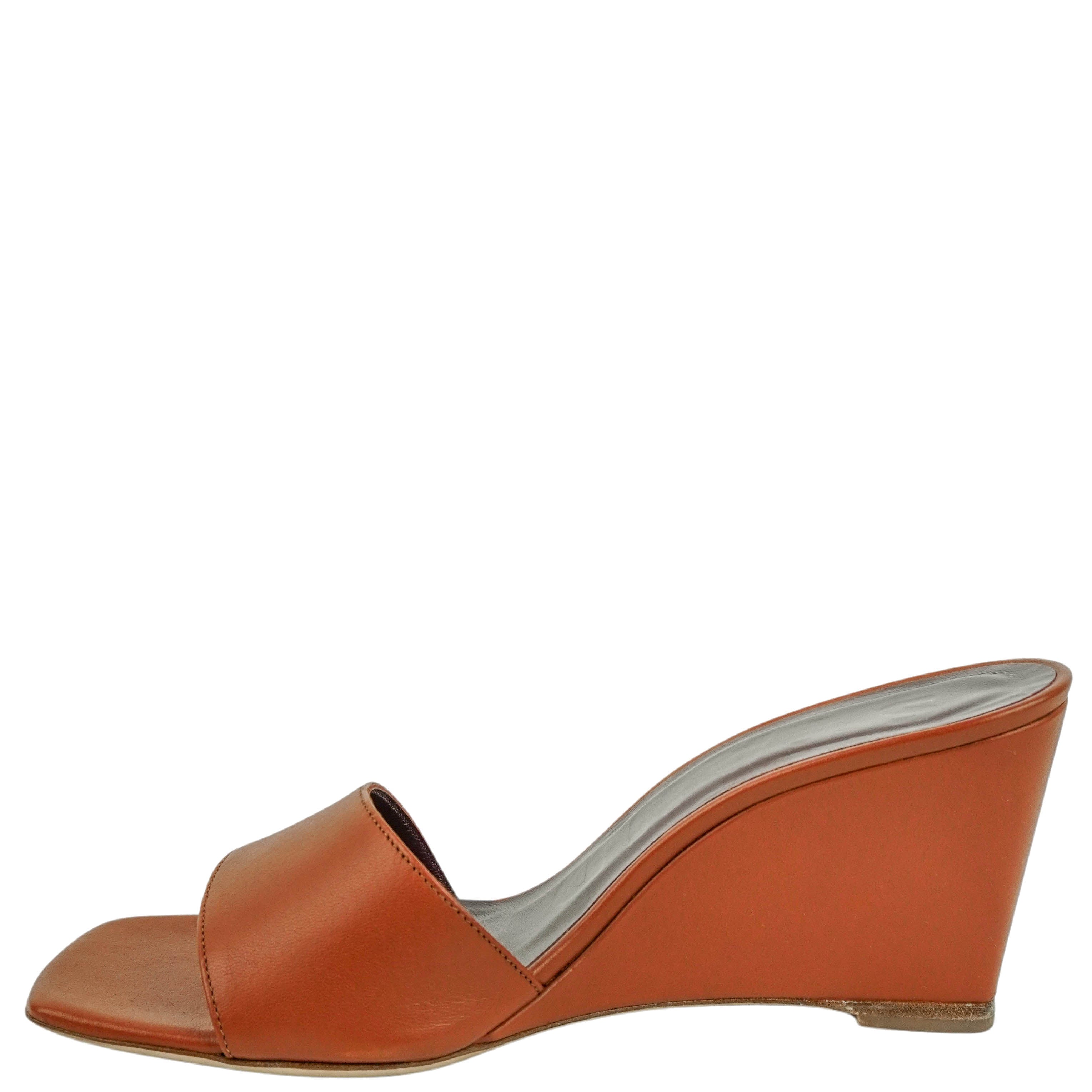 Staud Billie Wedge in Tan 5 Staud Billie Wedge in Tan