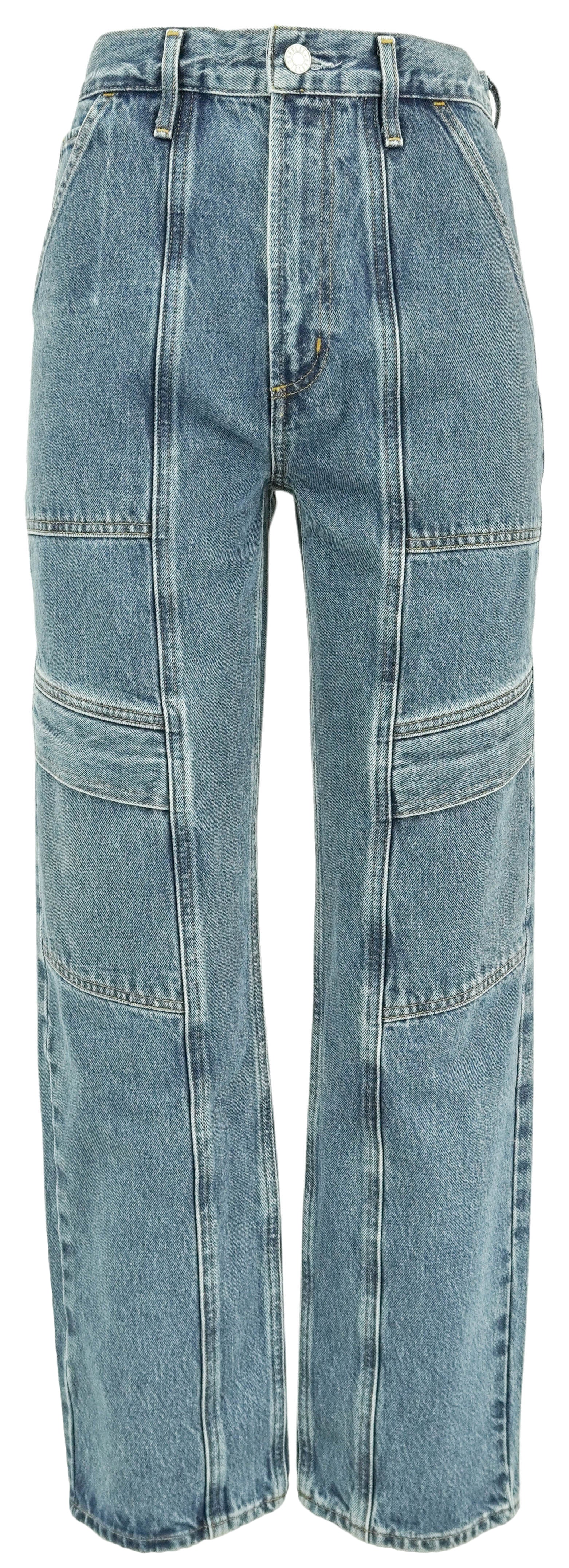 Agolde Cooper Cargo Denim in Regulation