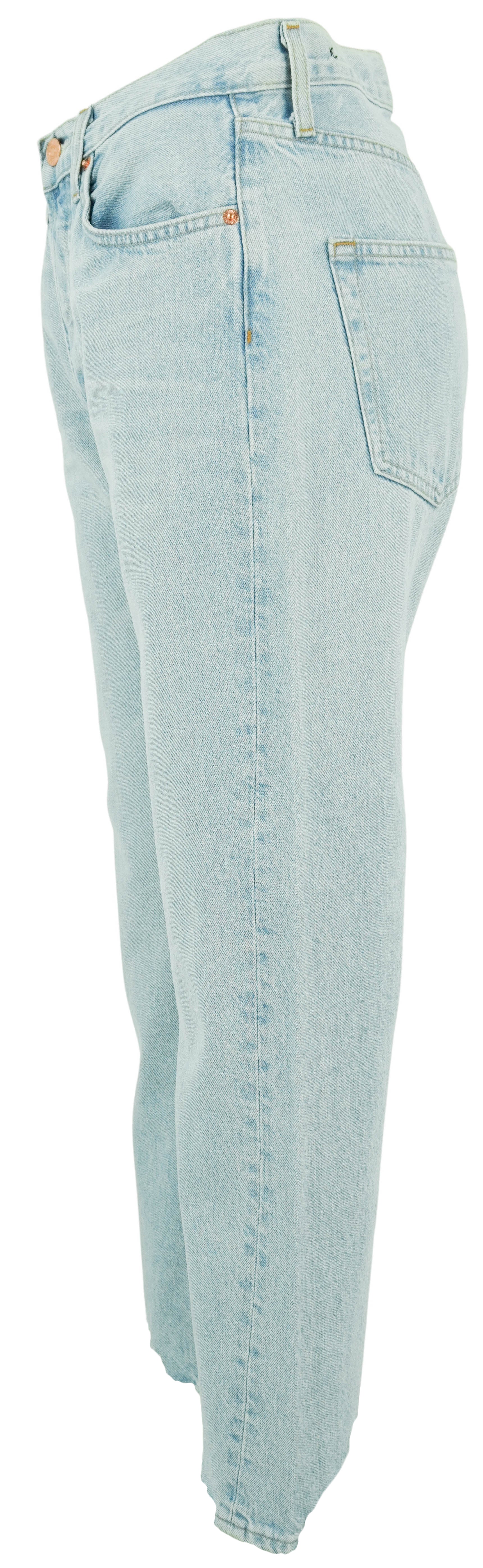 Edwin Hana Crop Denim in Destructed Calm Down 3 Edwin Hana Crop Denim in Destructed Calm Down