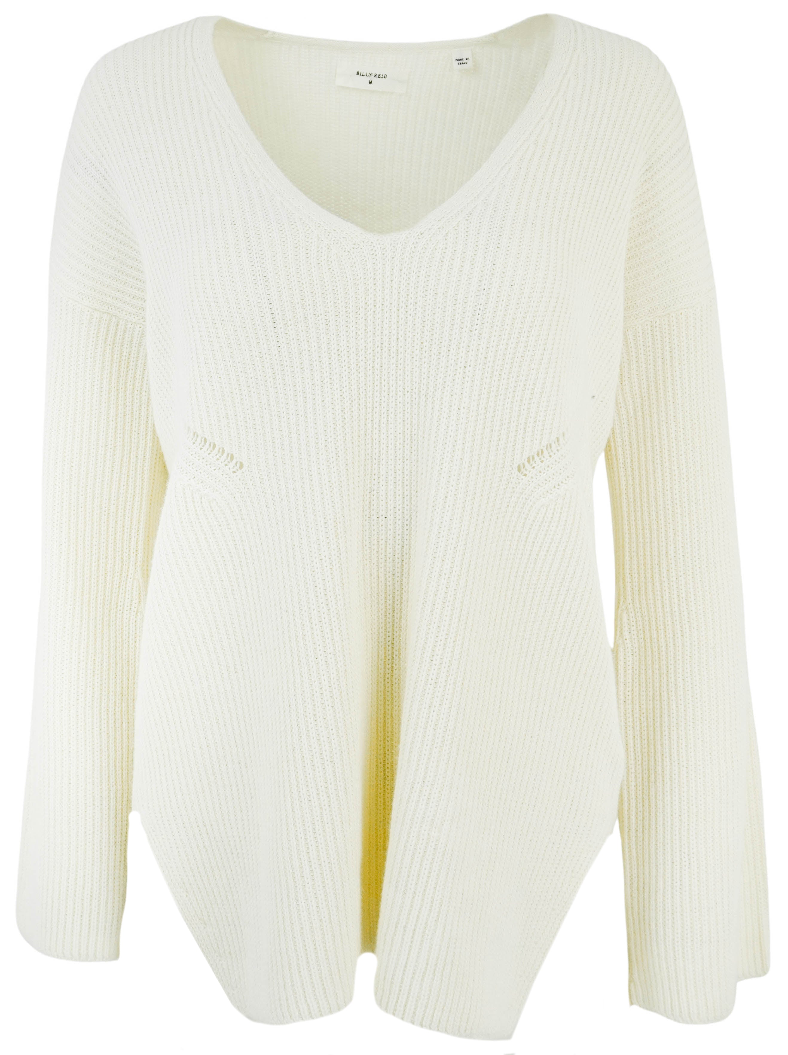 Billy Reid Beach Tunic Sweater in Tinted White 1 Billy Reid Beach Tunic Sweater in Tinted White