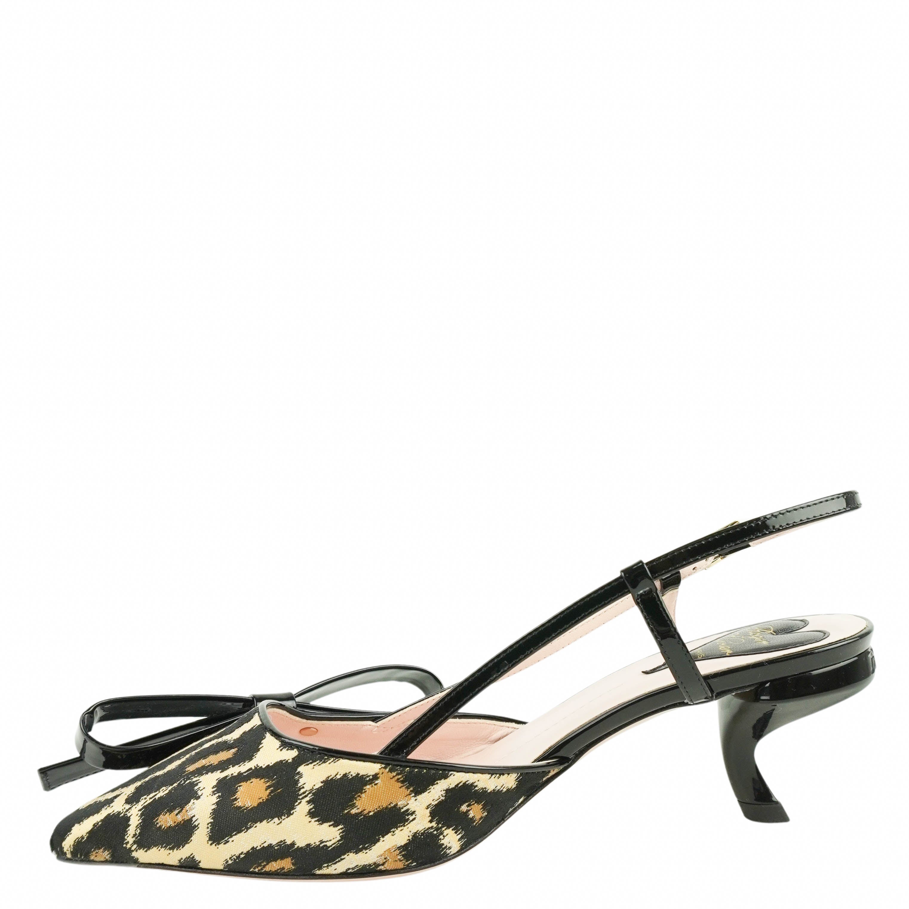 Roger Vivier Slingback Heels in Leopard 2 Roger Vivier Slingback Heels in Leopard