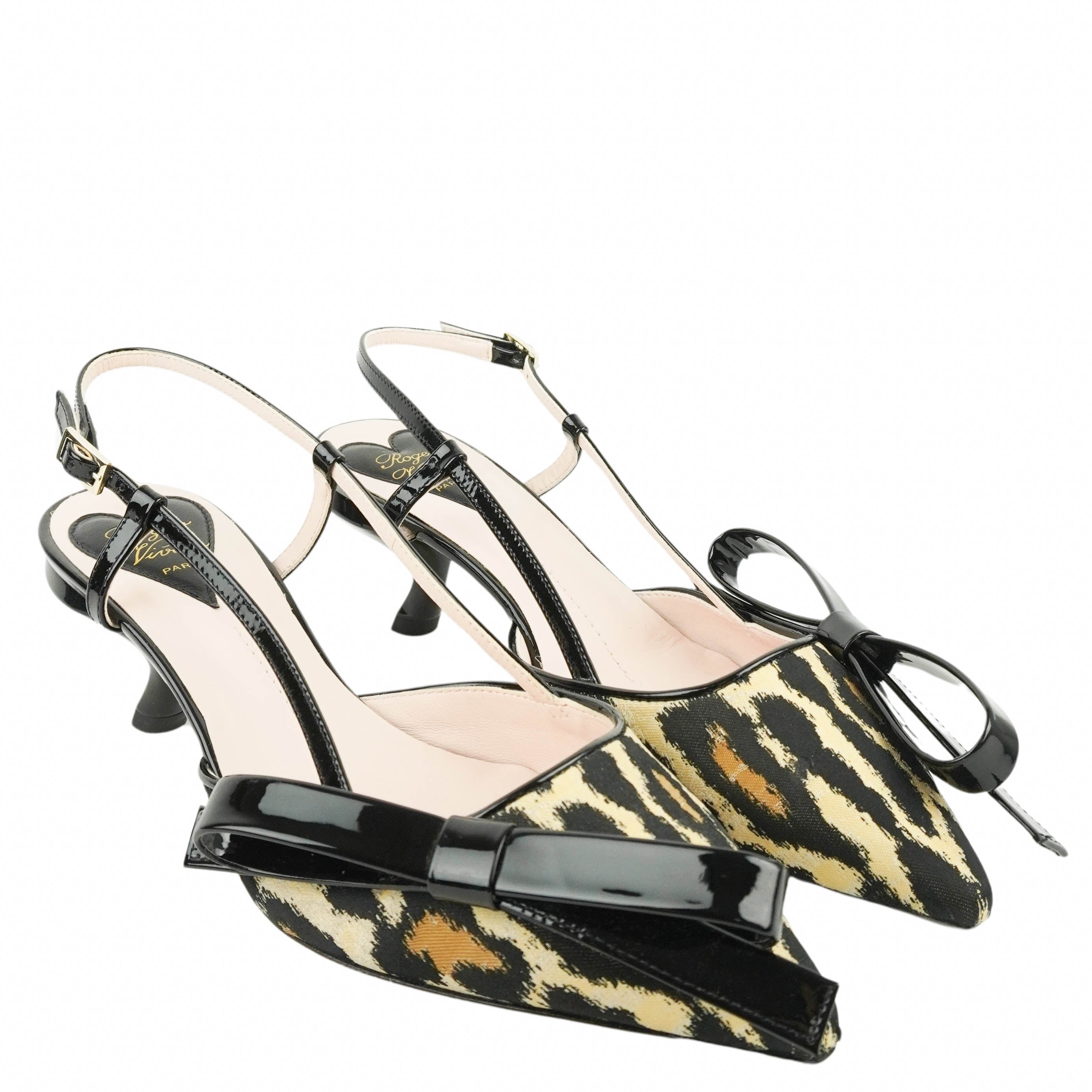 Roger Vivier Slingback Heels in Leopard 4 Roger Vivier Slingback Heels in Leopard