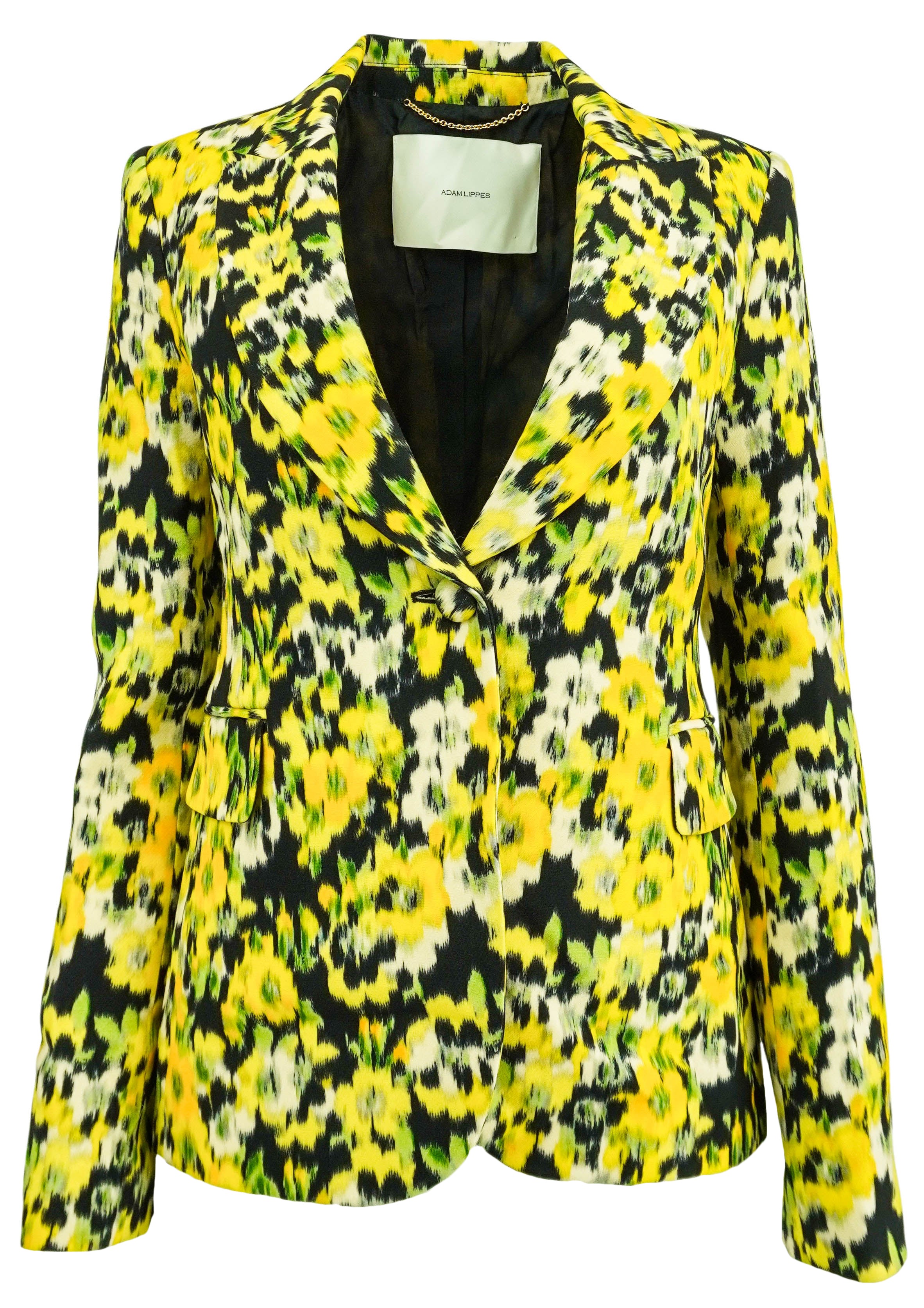 Adam Lippes Single Breasted Jacket in Plumeria Multi