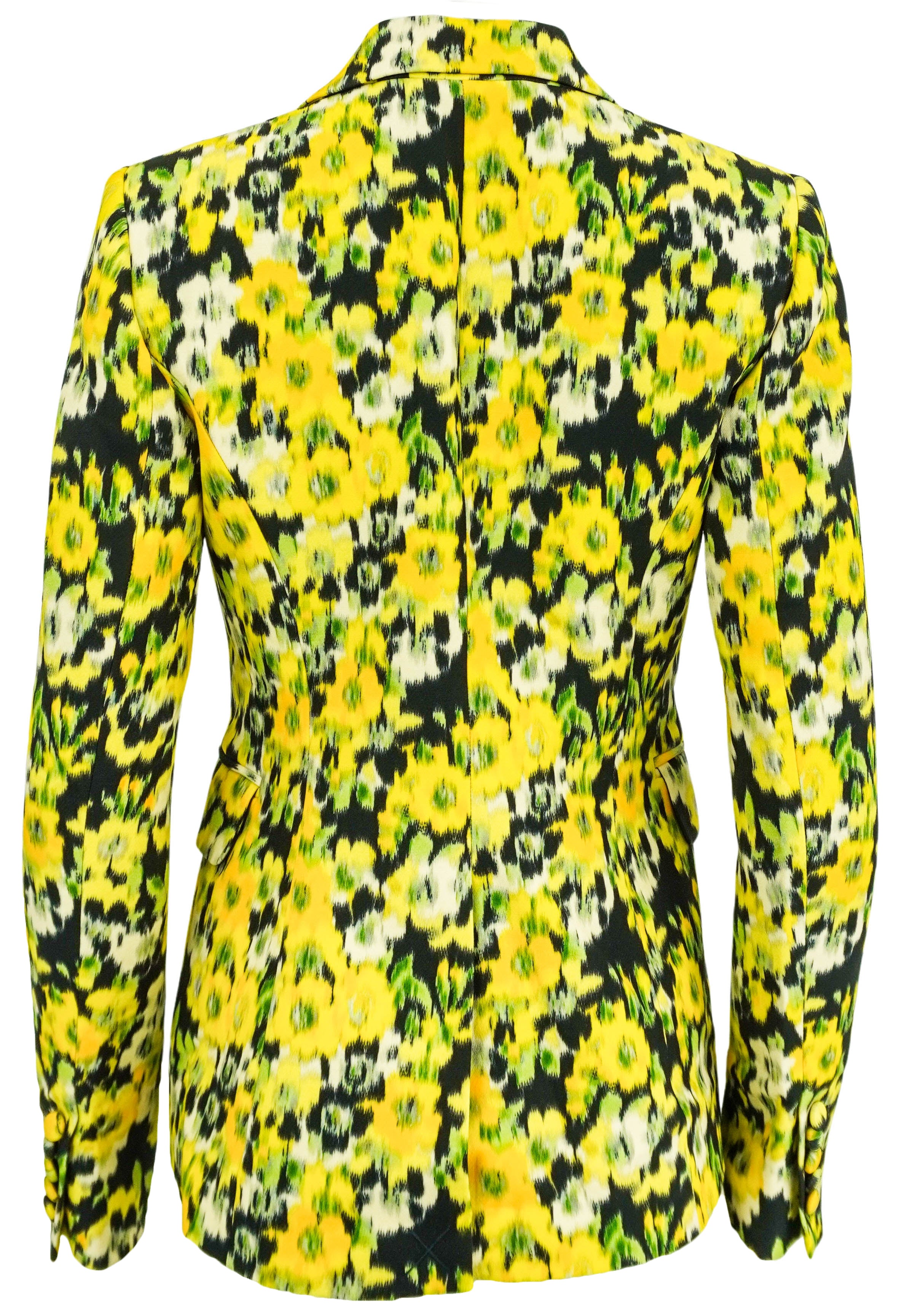 Adam Lippes Single Breasted Jacket in Plumeria Multi 2 Adam Lippes Single Breasted Jacket in Plumeria Multi