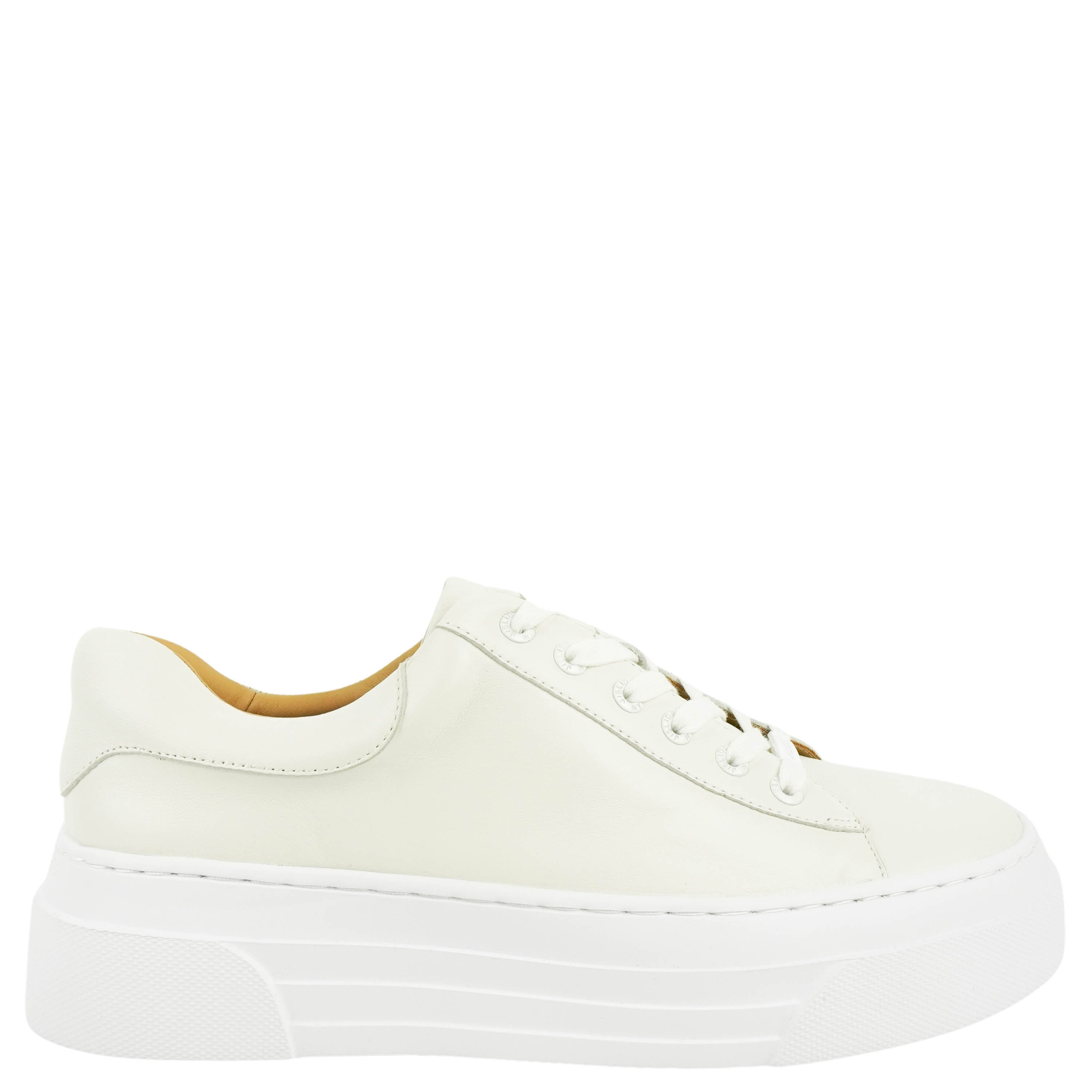 J/Slides Amanda Leather Sneakers in White