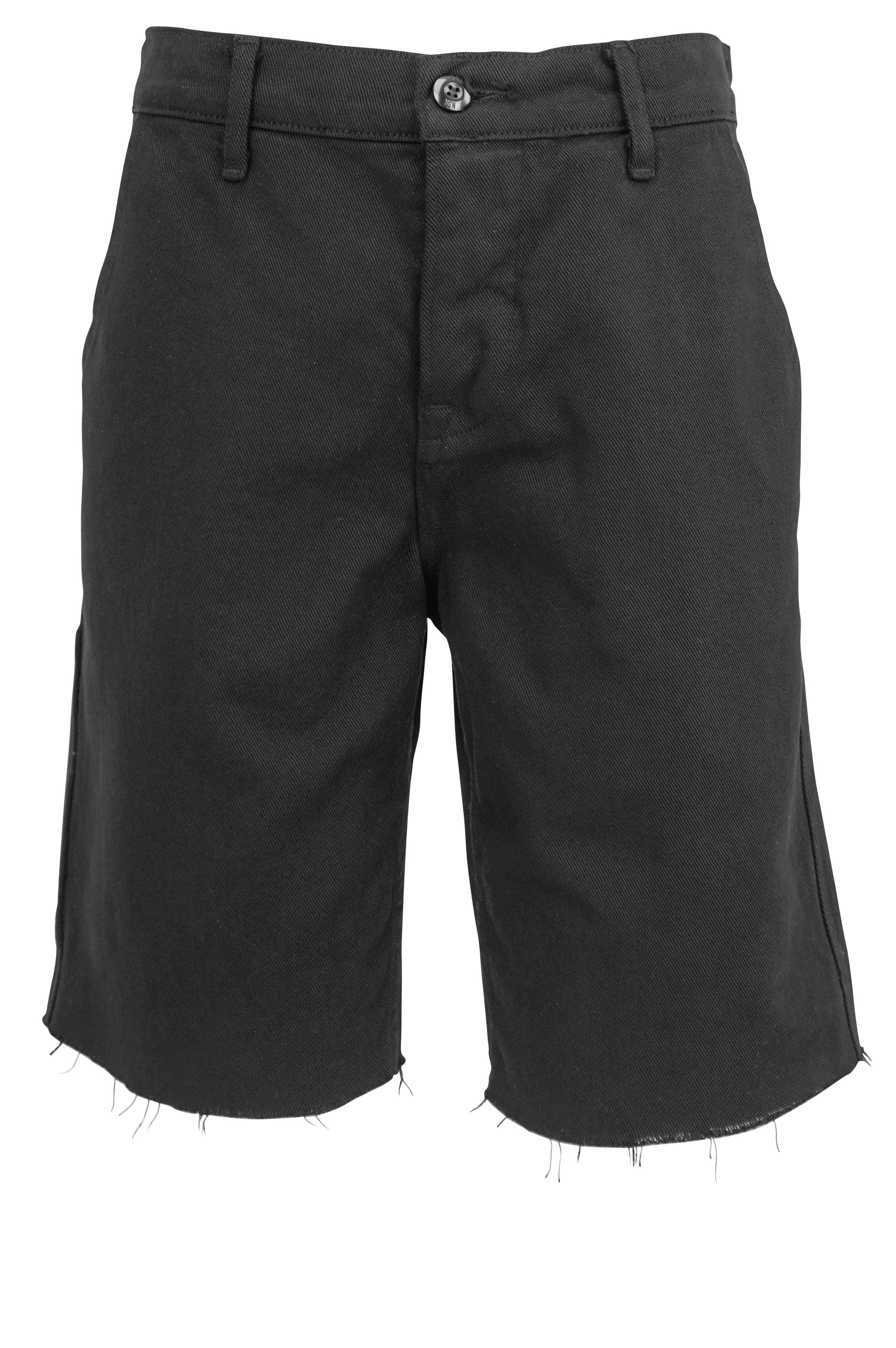 NSF Cotton Shorts in Black