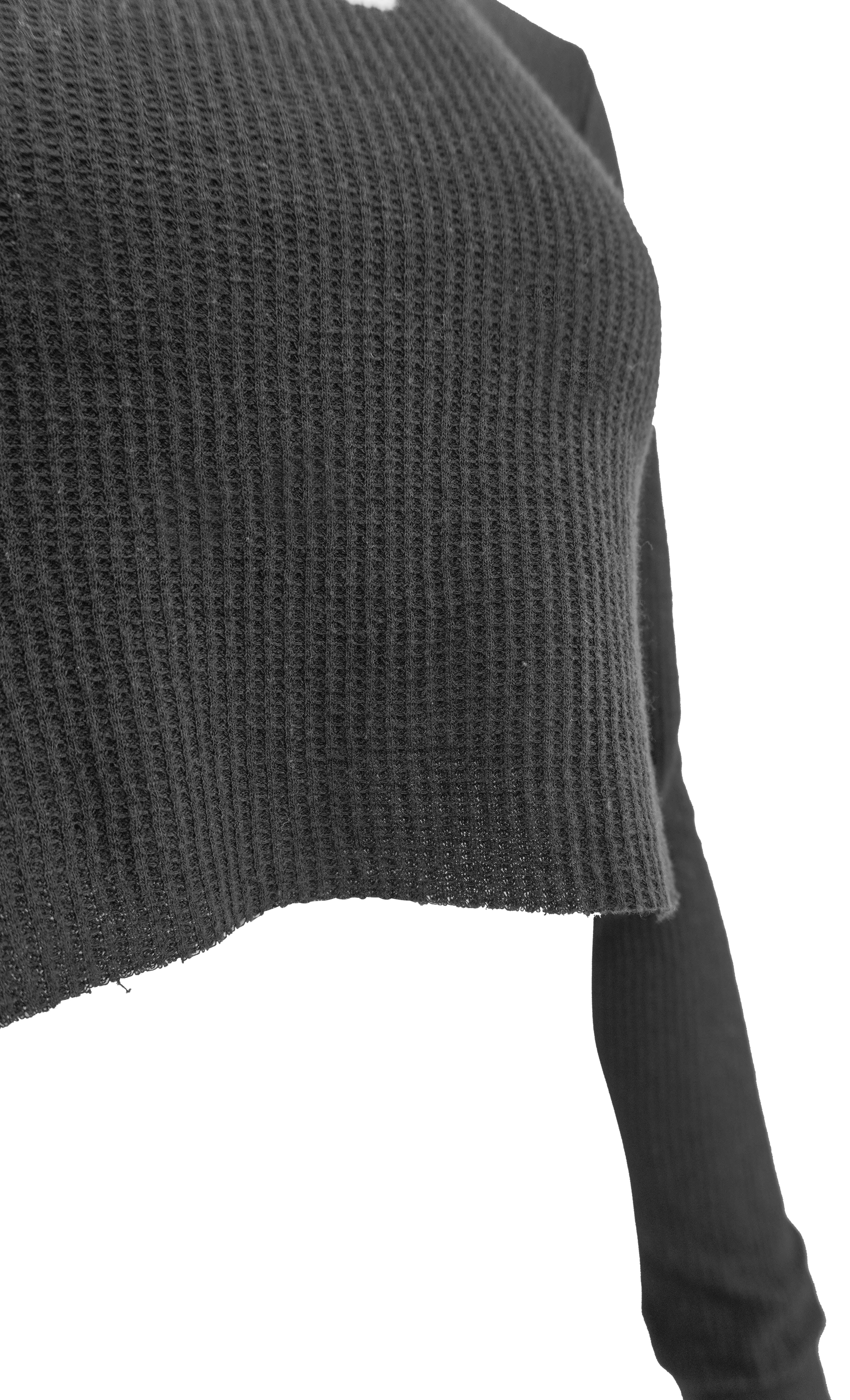 NSF SRPLS Cropped Long Sleeve Top in Black 5 NSF SRPLS Cropped Long Sleeve Top in Black