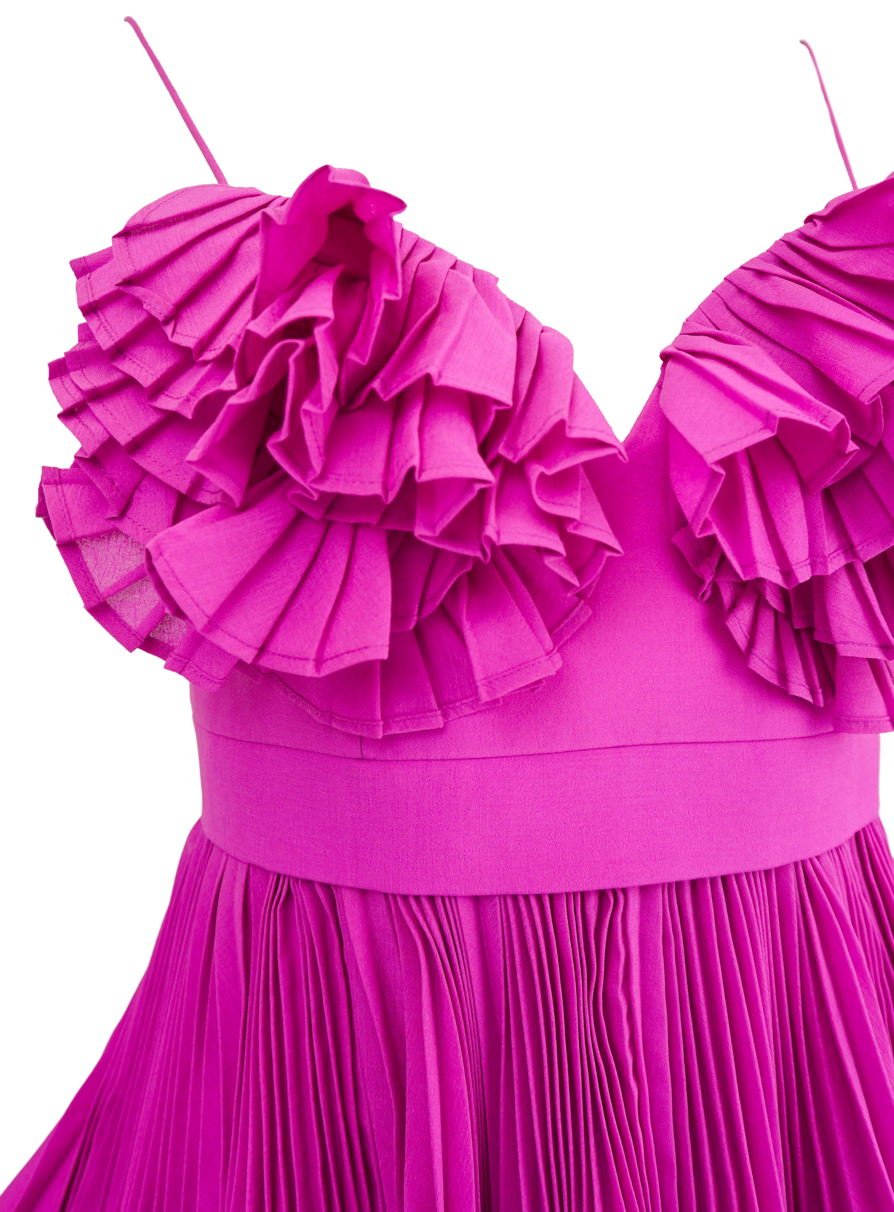 Acler Griffith Mini Dress in Fuchsia