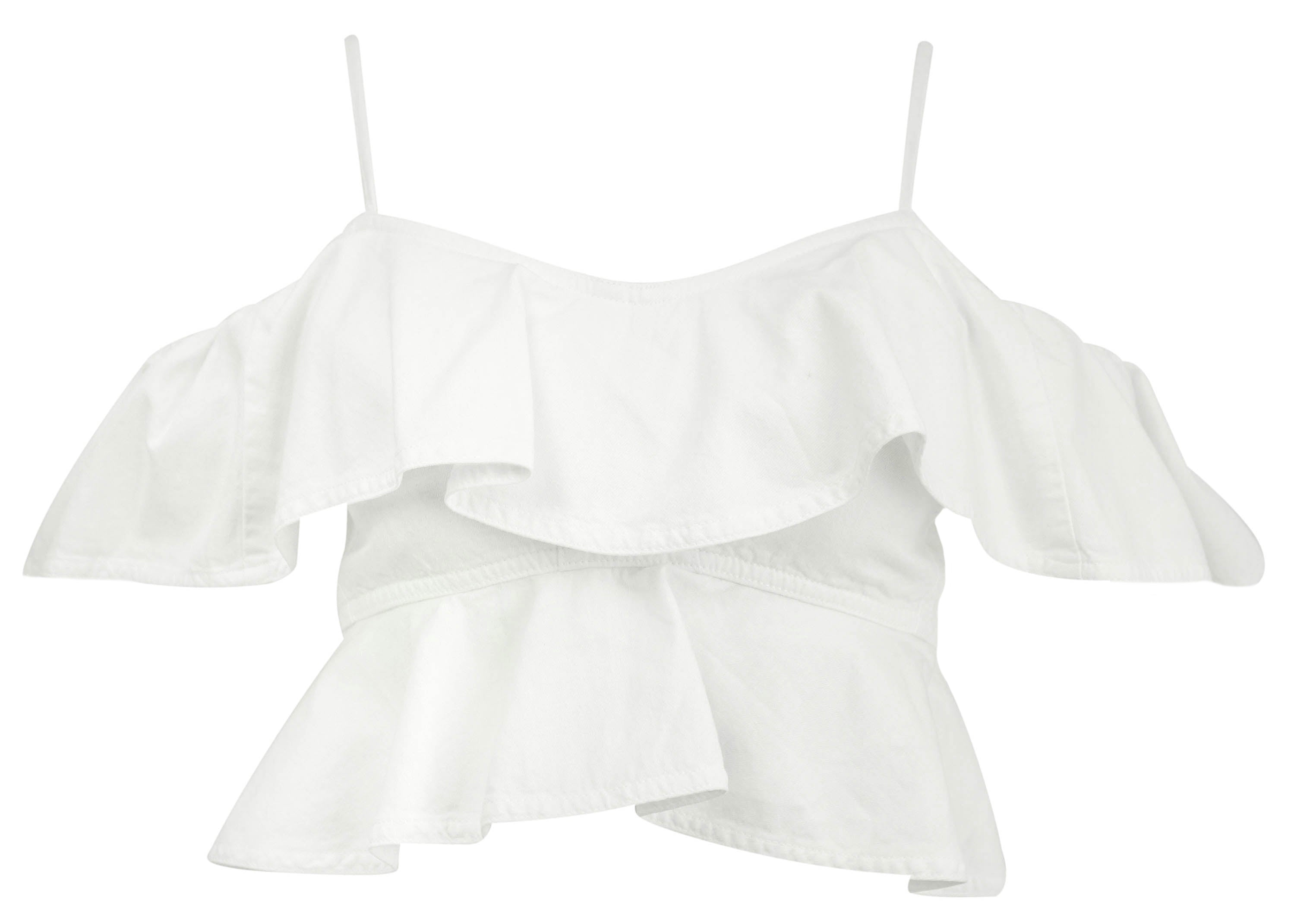 Isabel Marant Voloteo Crop Top in White