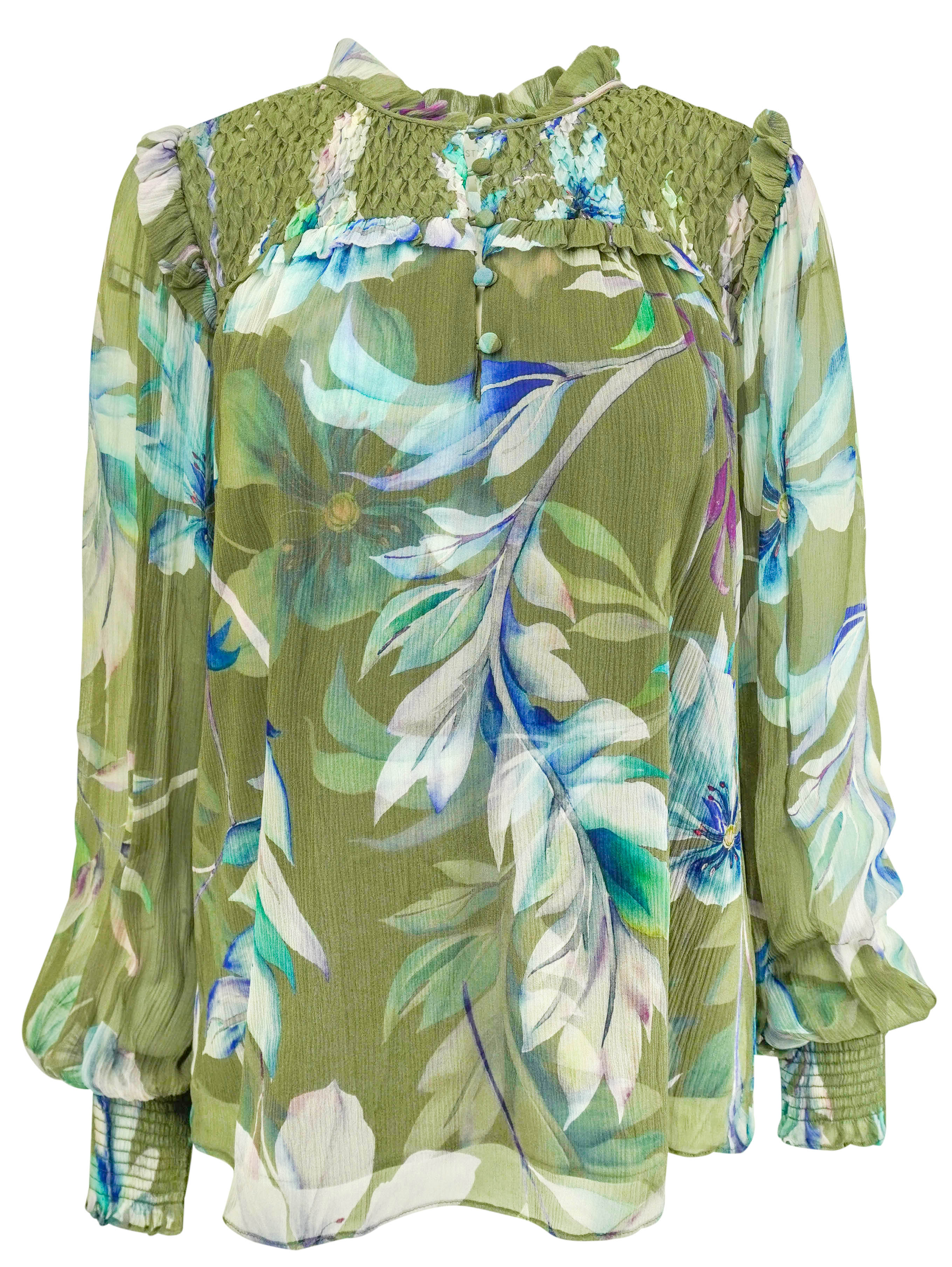 Christy Lynn Jasmine Top in Viridian Prism 1 Christy Lynn Jasmine Top in Viridian Prism
