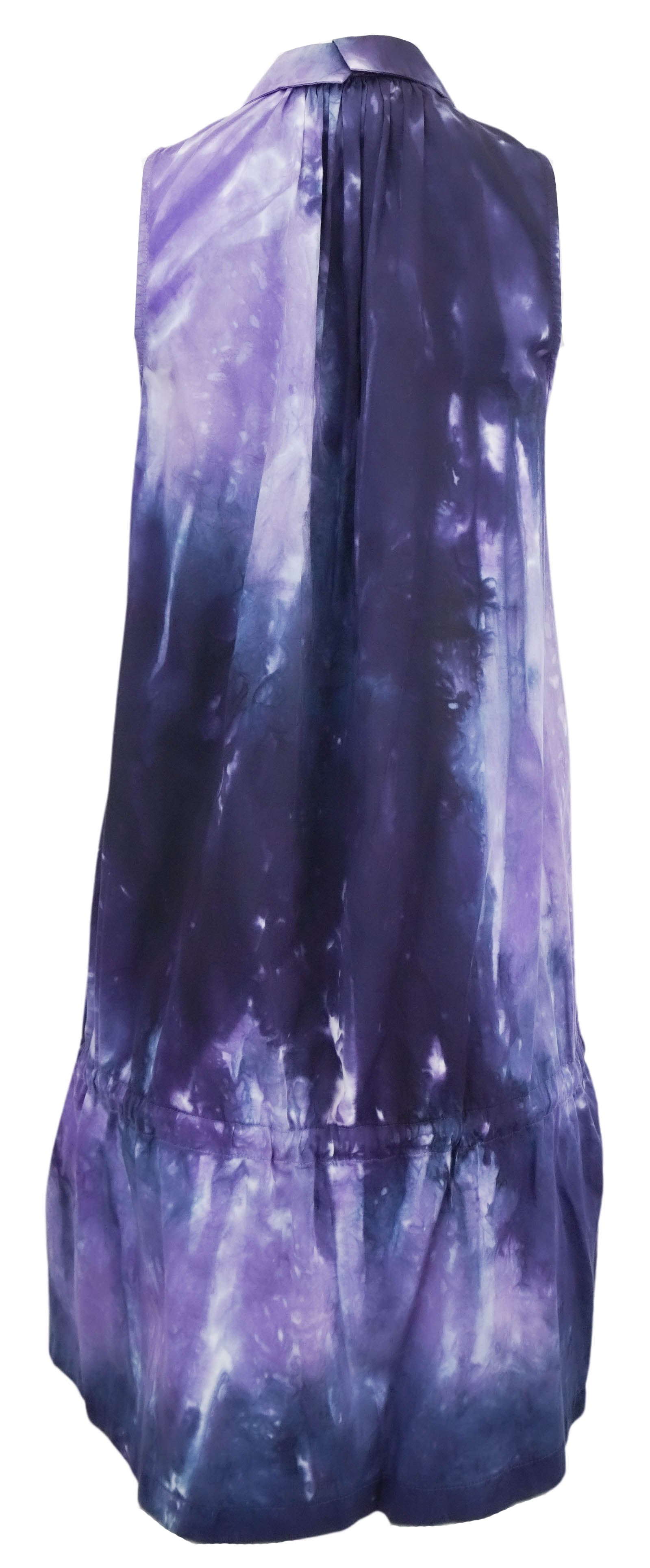 Raquel Allegra Afternoon Mini Dress in Cosmic Eggplant Treatment 3 Raquel Allegra Afternoon Mini Dress in Cosmic Eggplant Treatment