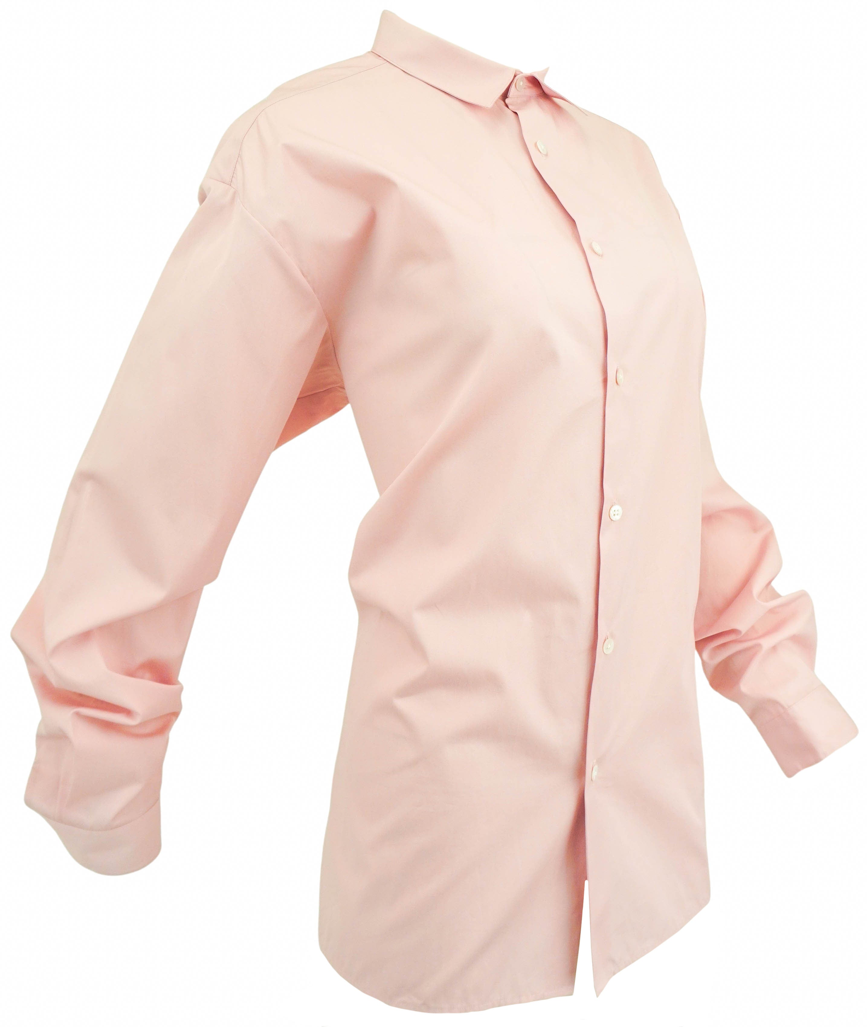 The Row Albie Button Down Shirt in Light Pink 3 The Row Albie Button Down Shirt in Light Pink