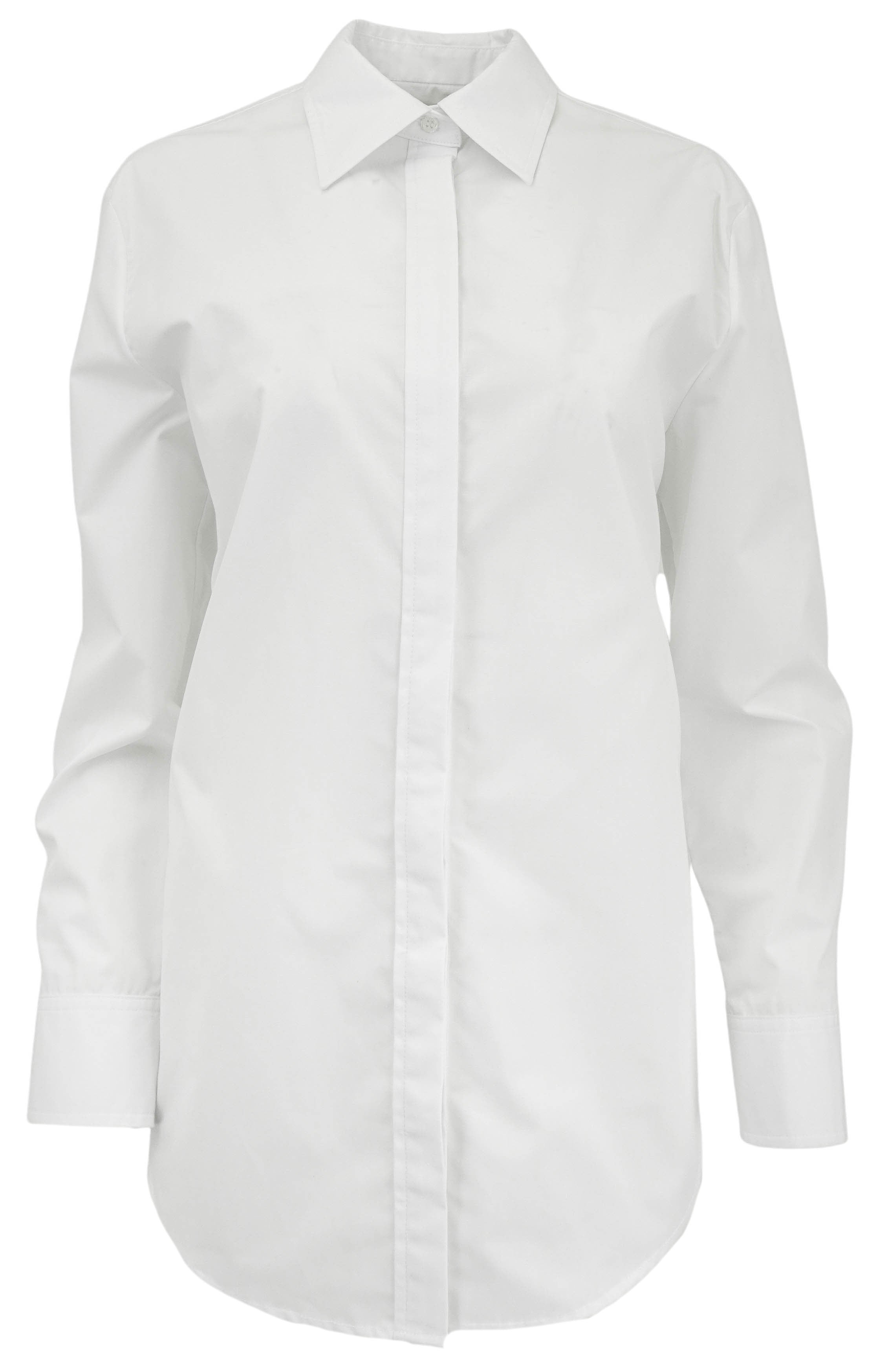 Brandon Maxwell Button Down Top in White