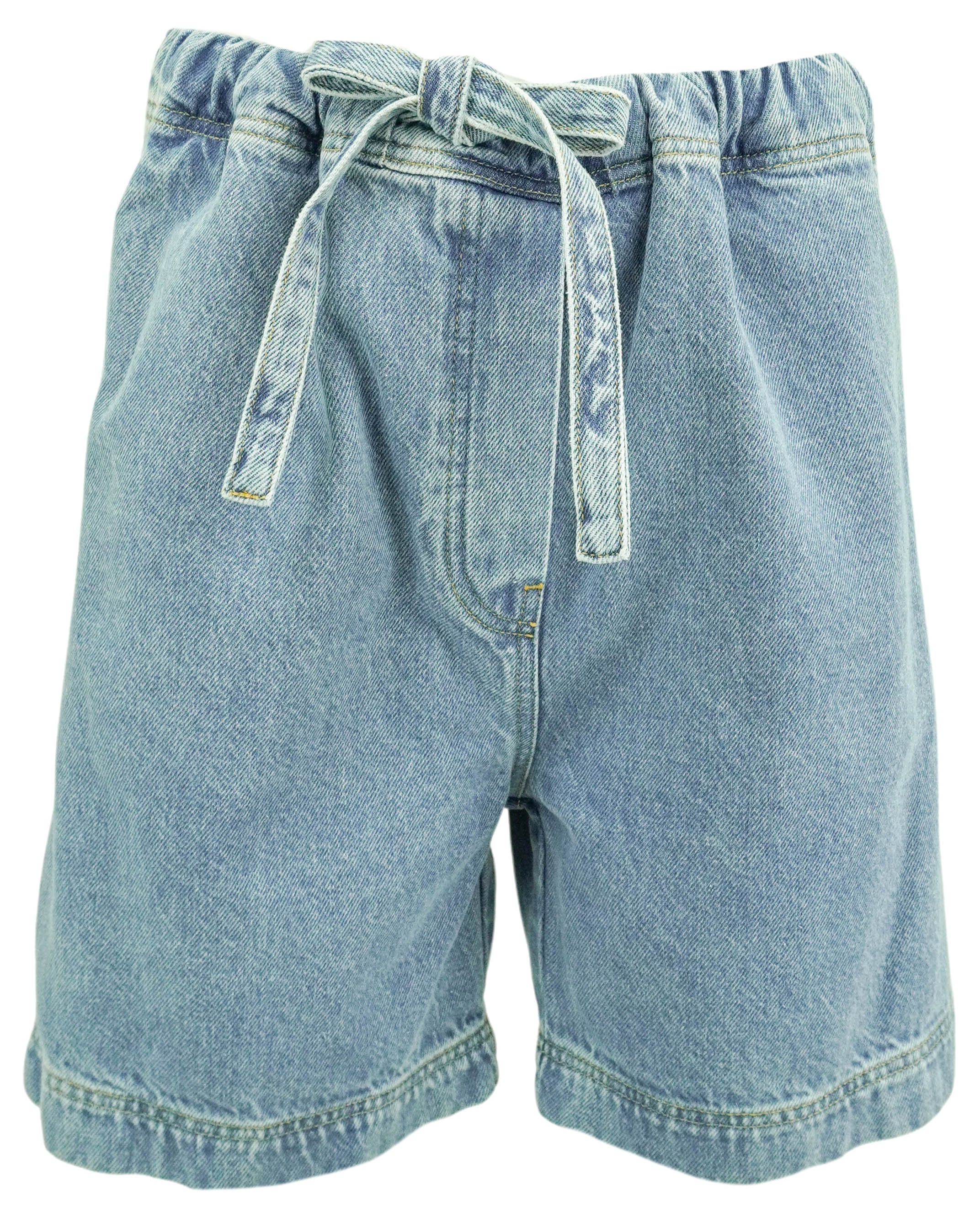 Christian Wijnants Pele Shorts in Blue Denim