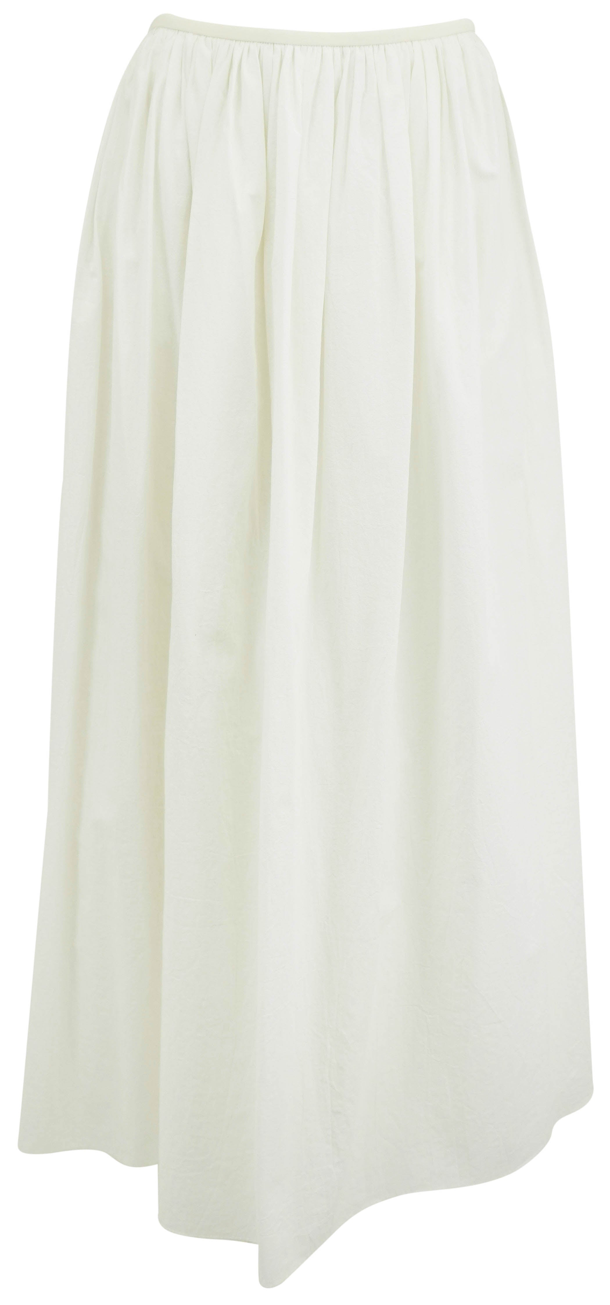 Ashlyn Full Midi Skirt in Off White
