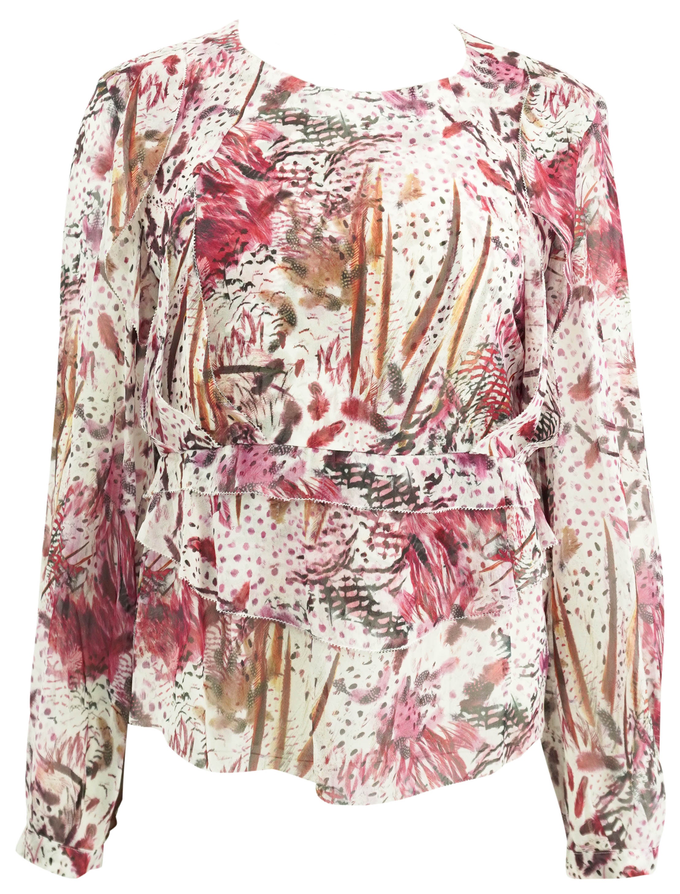 Iro Printed Blouse in Pink