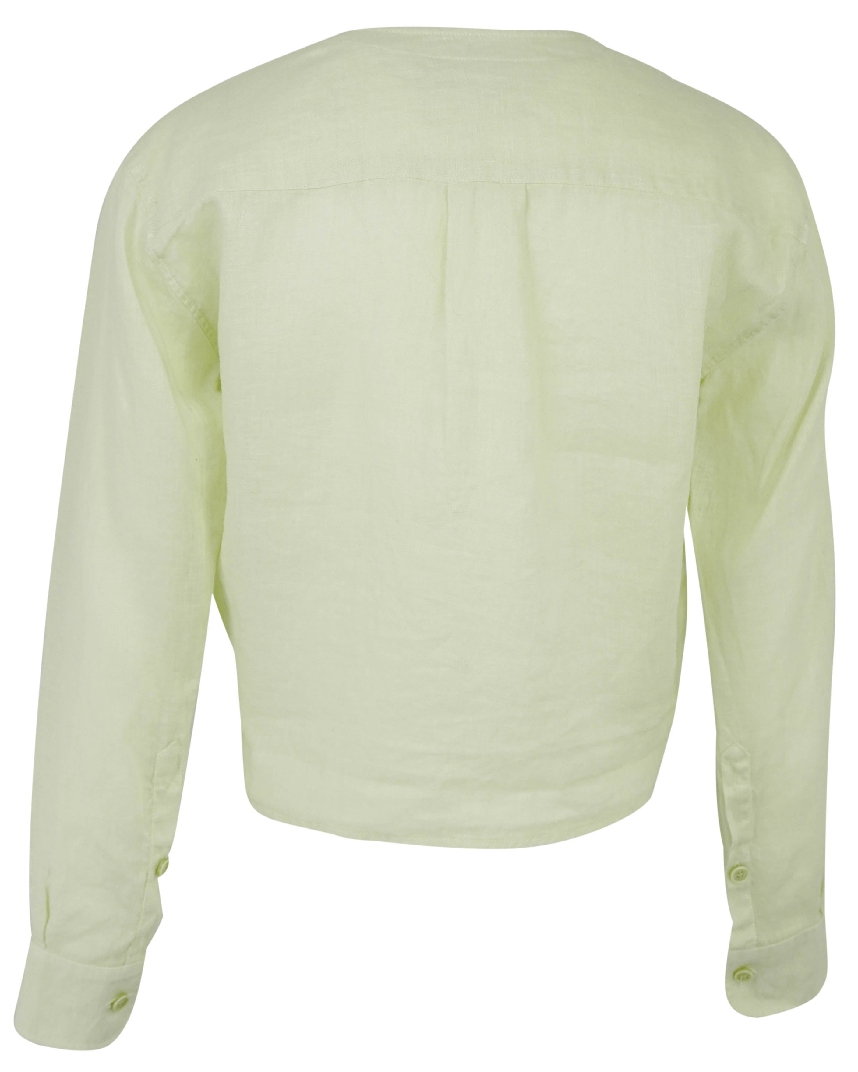 Crossley Linen Blouse in Green Tea 2 Crossley Linen Blouse in Green Tea
