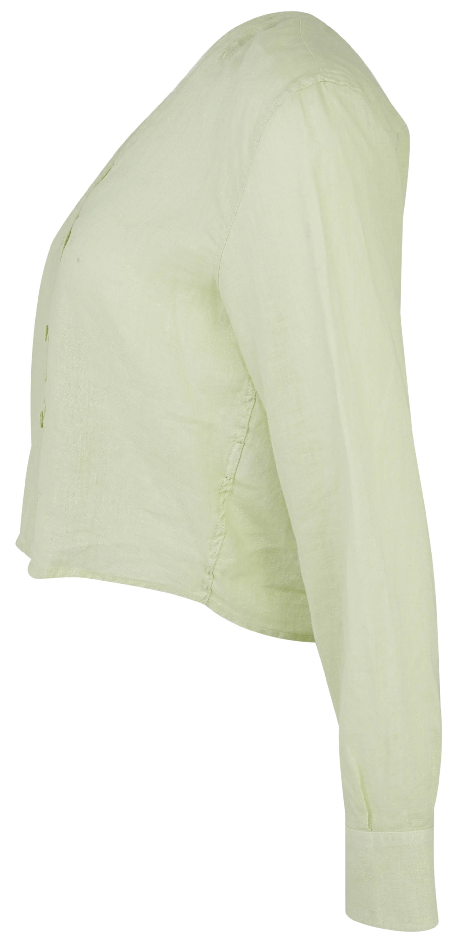Crossley Linen Blouse in Green Tea 3 Crossley Linen Blouse in Green Tea