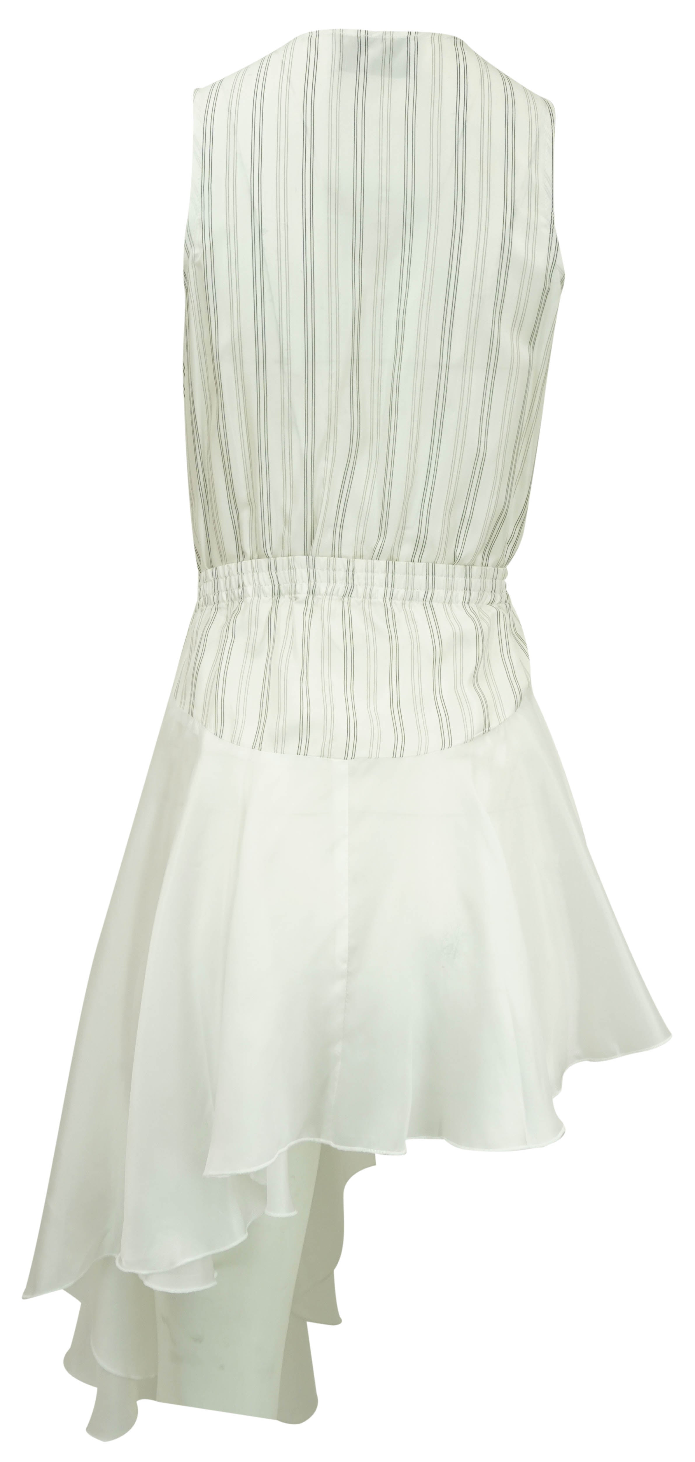 Coperni Vest Dress in White 3 Coperni Vest Dress in White