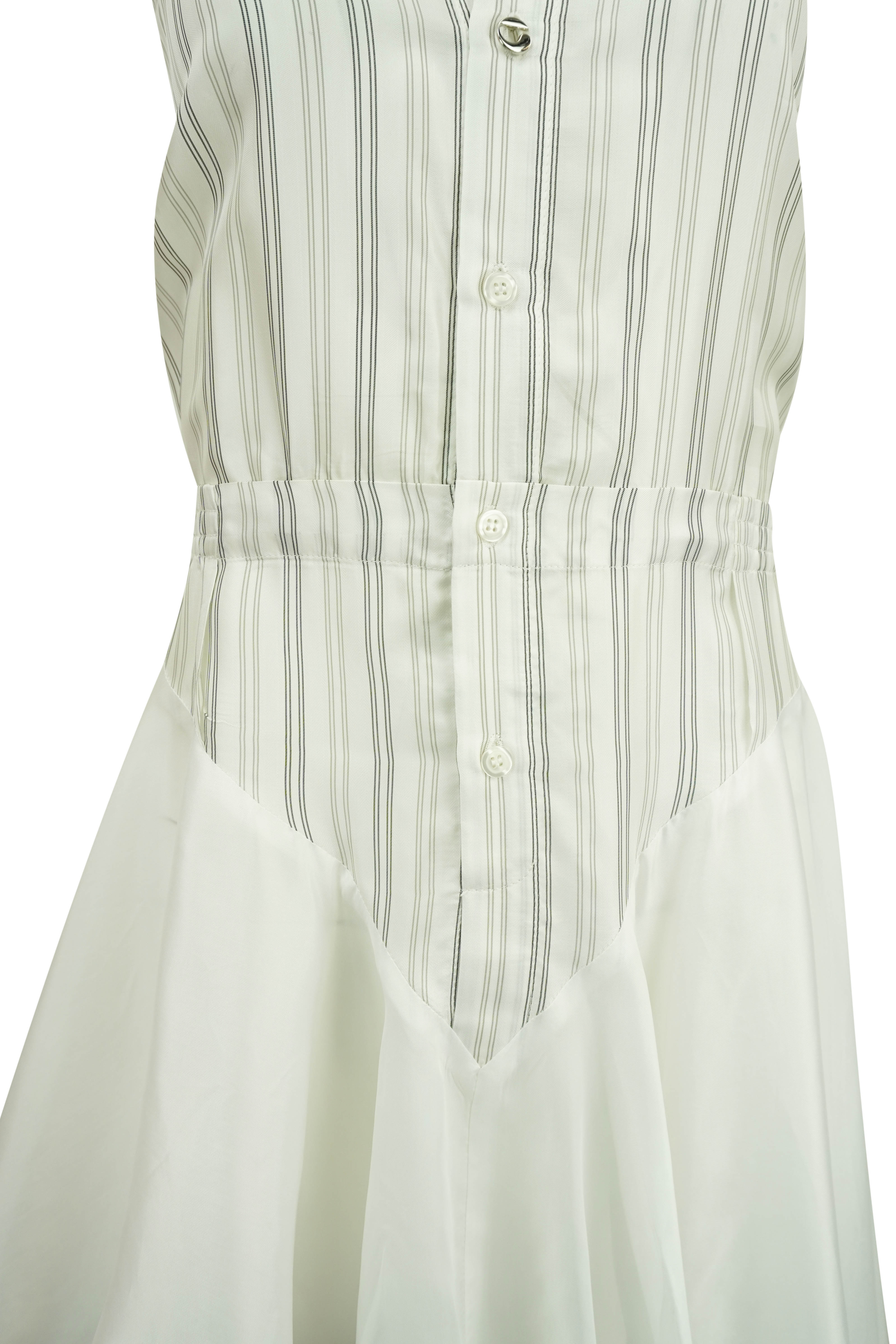 Coperni Vest Dress in White