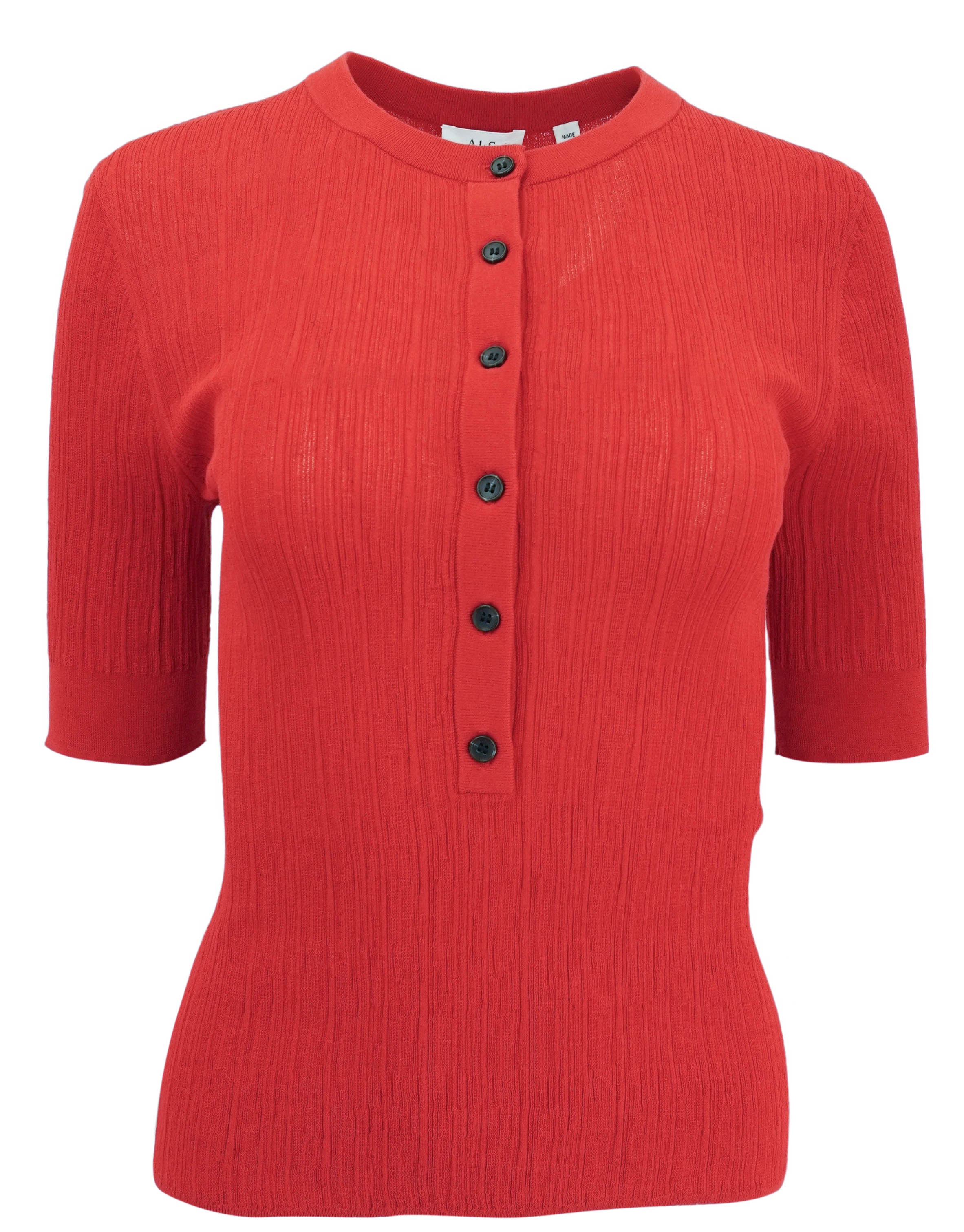 A.L.C. Fisher Top in Chili Red