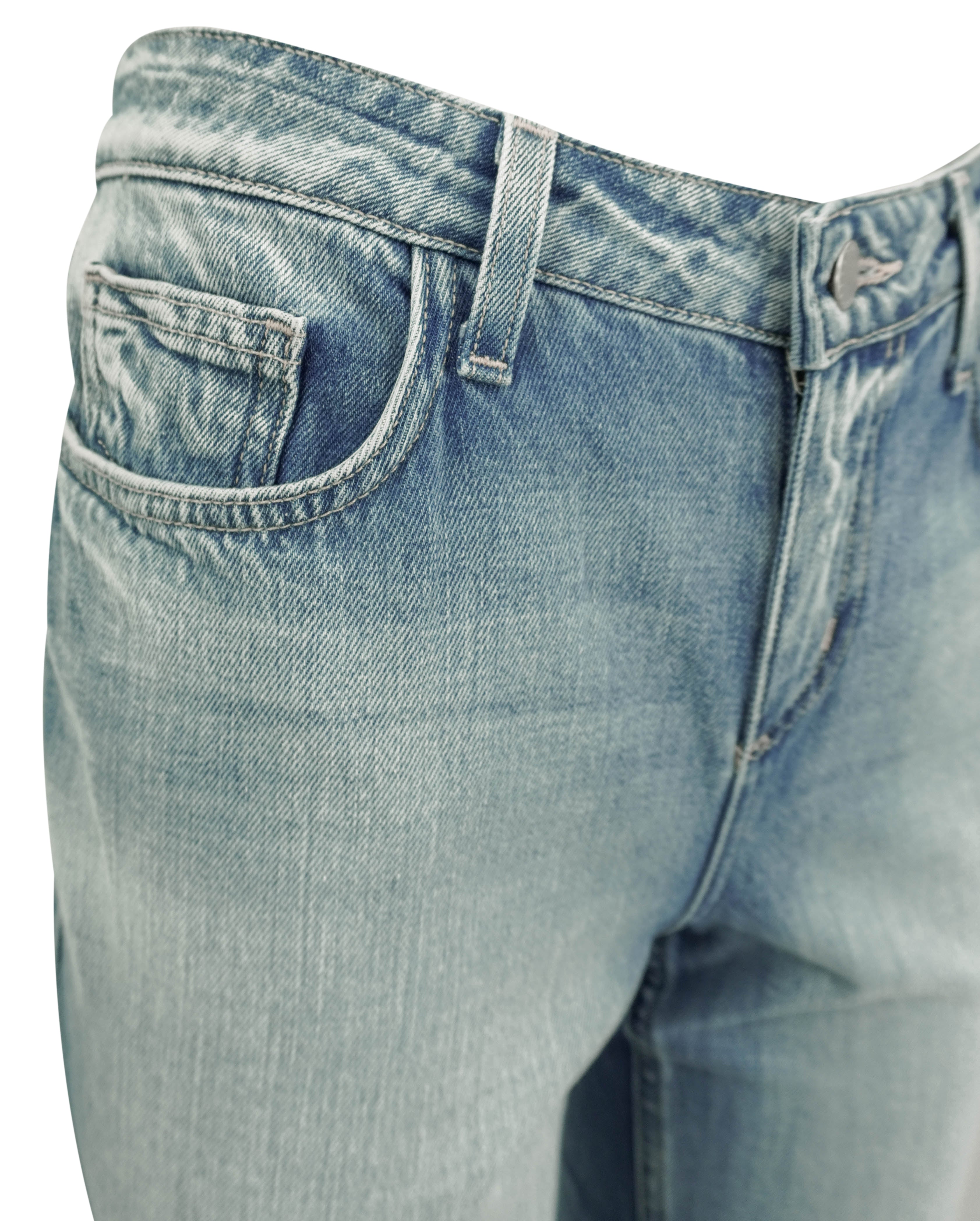 L'Agence Nevia Low Rise Slouchy Slim Straight Denim in Caruso Destruct 1 L'Agence Nevia Low Rise Slouchy Slim Straight Denim in Caruso Destruct