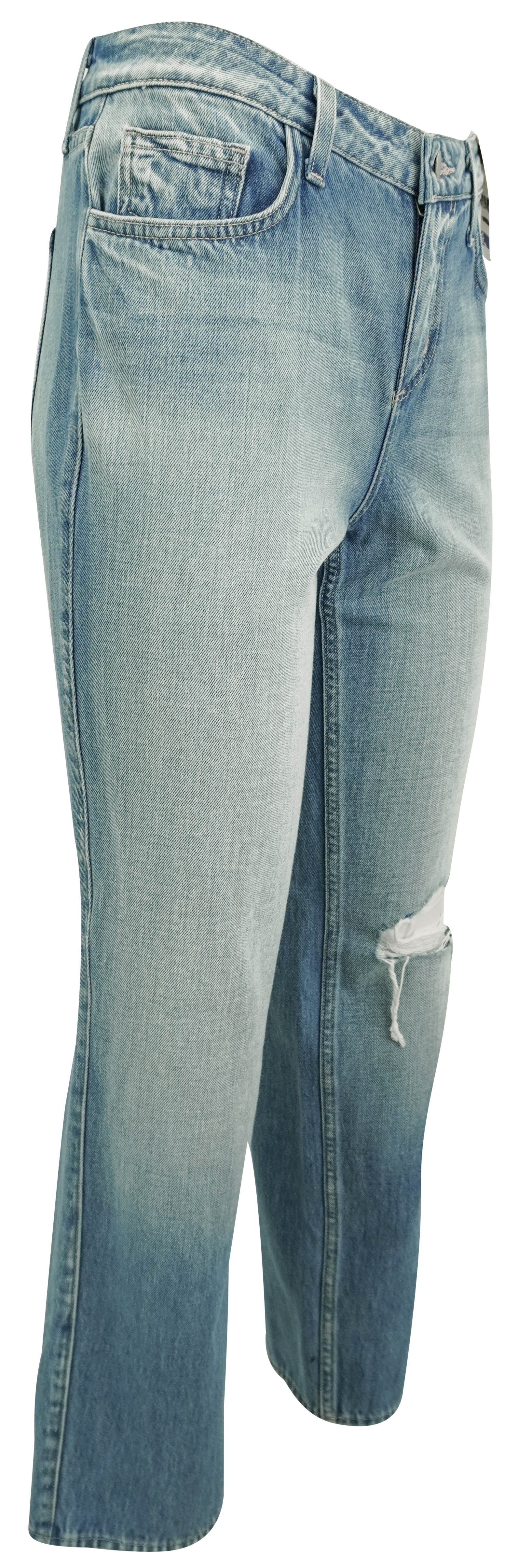 L'Agence Nevia Low Rise Slouchy Slim Straight Denim in Caruso Destruct 4 L'Agence Nevia Low Rise Slouchy Slim Straight Denim in Caruso Destruct