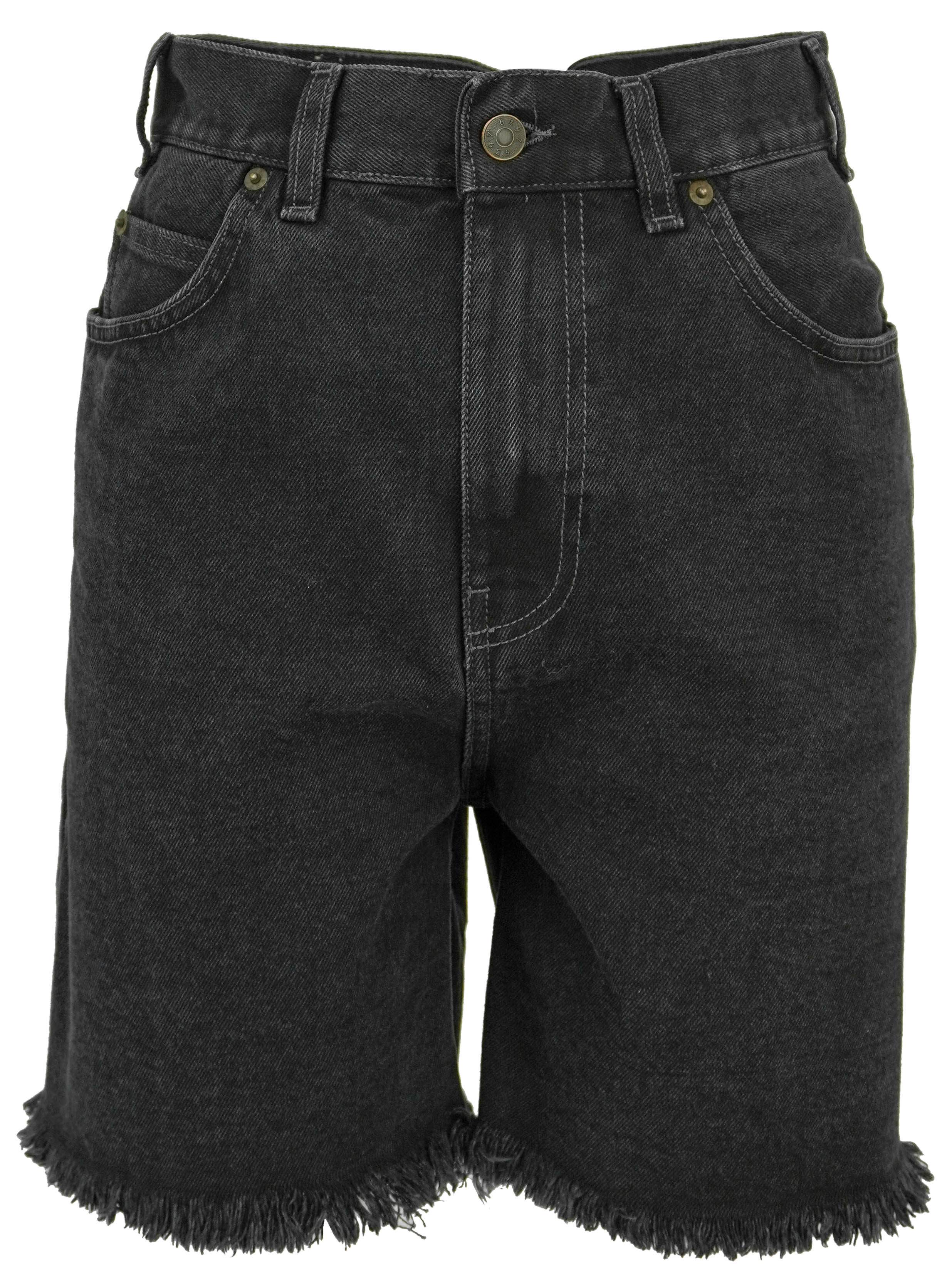 6397 Loose Shorts in Coal Black