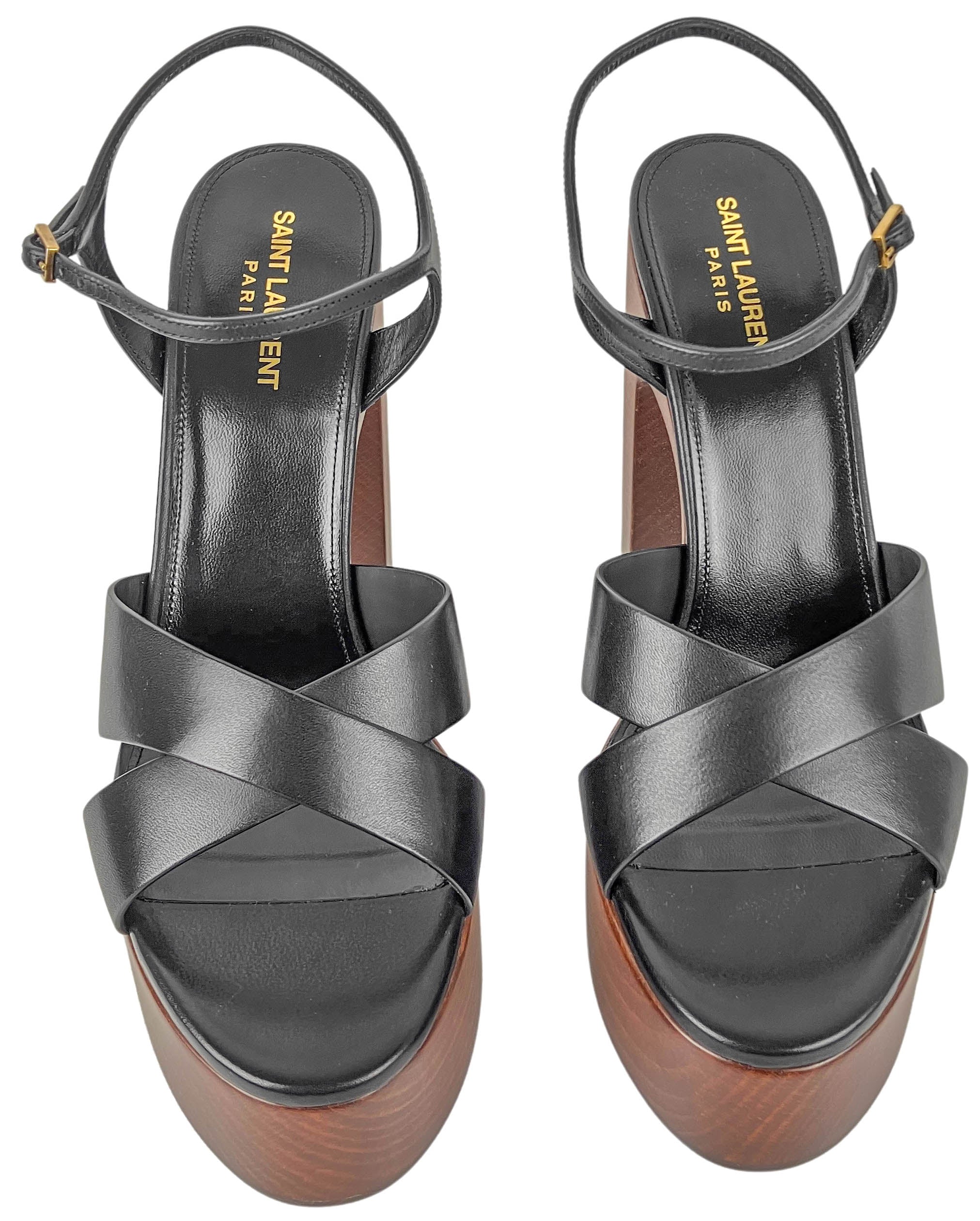 Saint Laurent Platform Sandals in Black 5 Saint Laurent Platform Sandals in Black