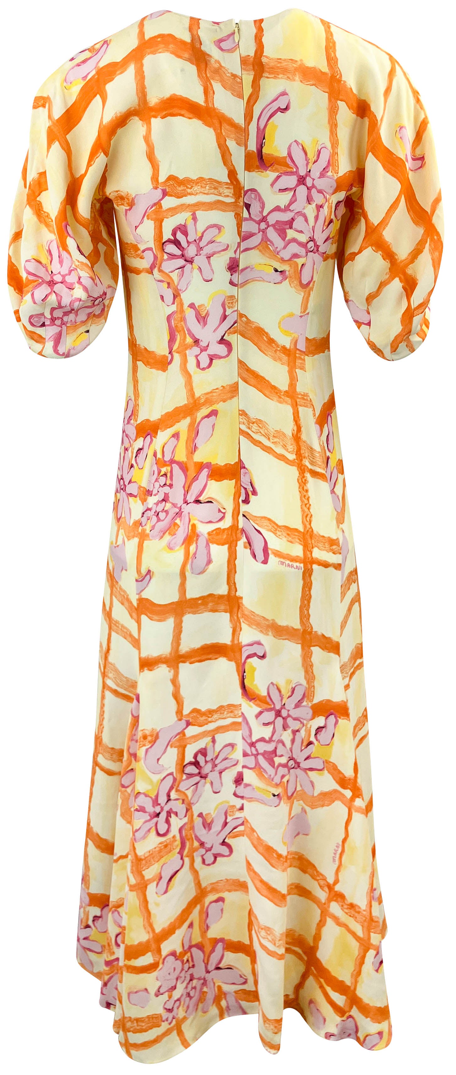 Marni Pick Nick Cady Dress in Citrine 2 Marni Pick Nick Cady Dress in Citrine