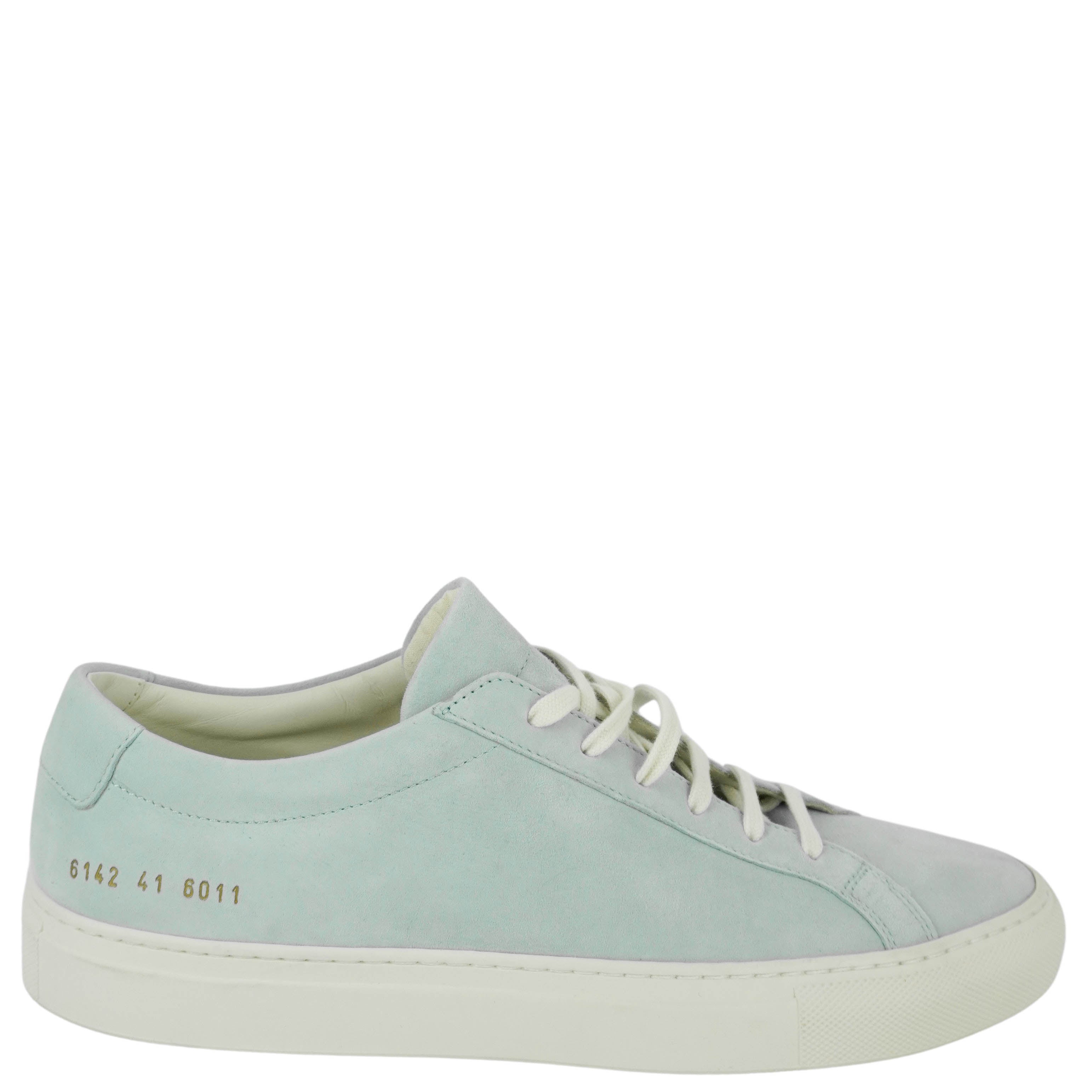 Common Projects Contrast Achilles Sneakers in Baby Blue