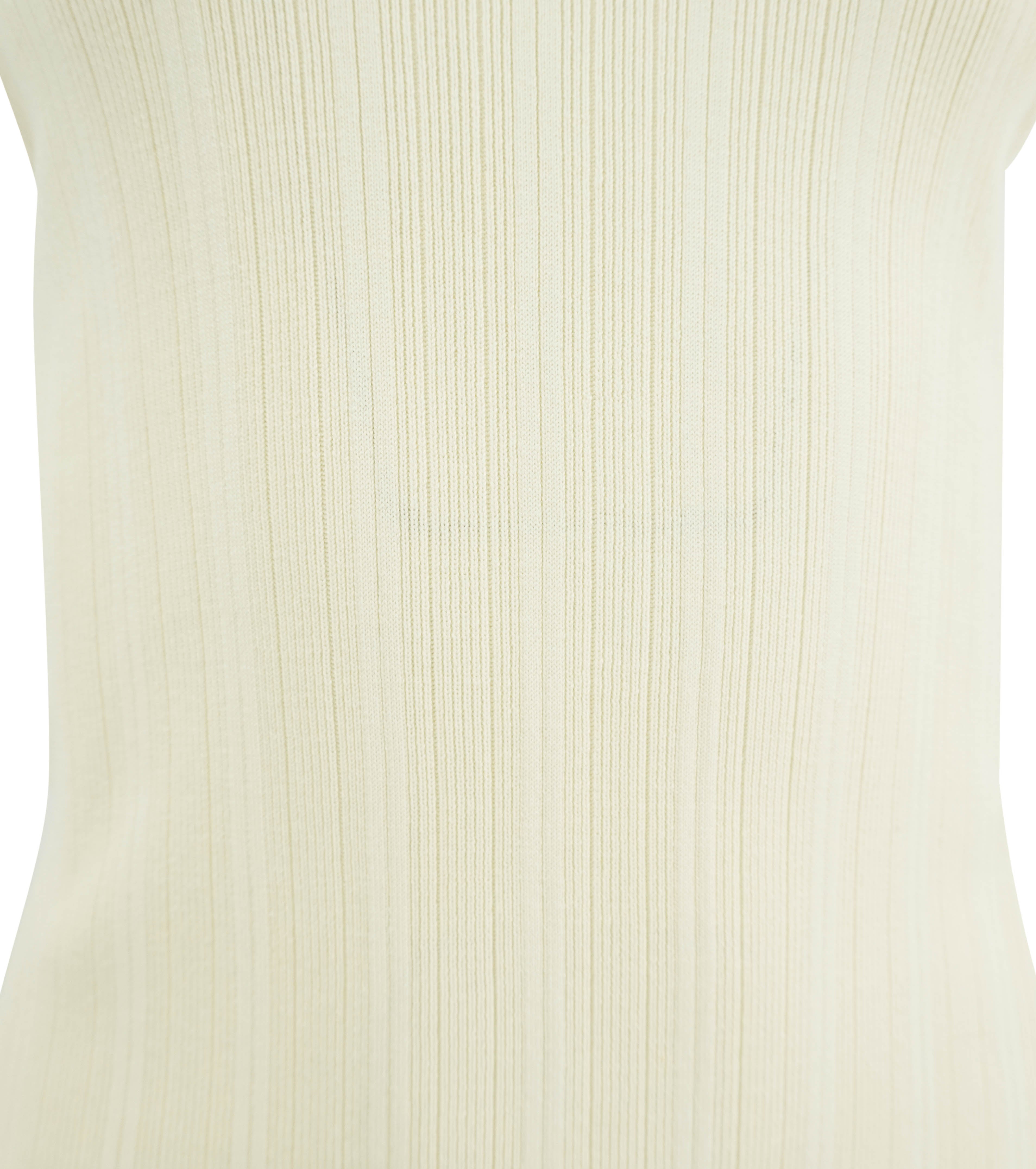 Co Ribbed Silk Tank Top in Eggshell 5 Co Ribbed Silk Tank Top in Eggshell