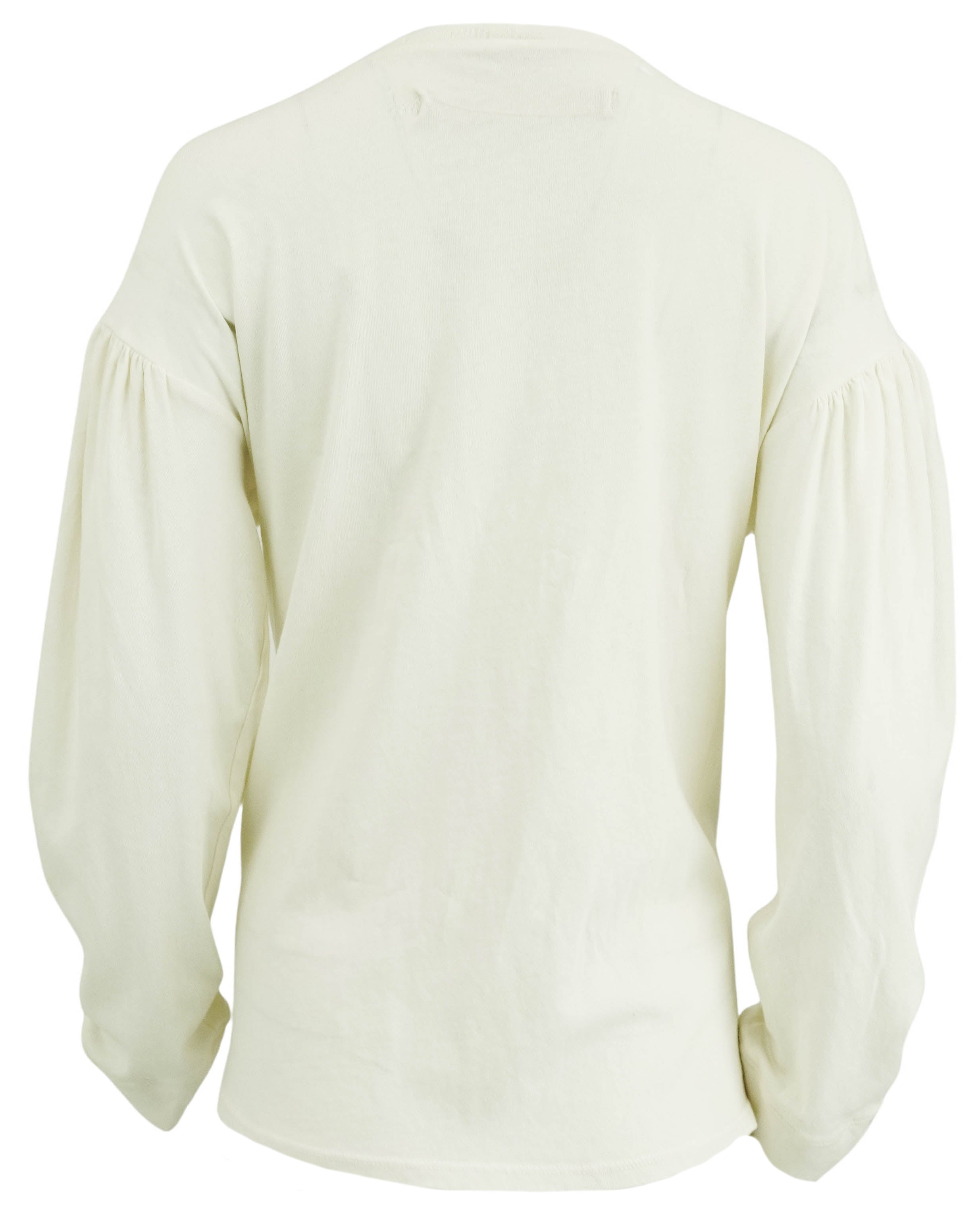 Raquel Allegra Simone Long Sleeve Top in Dirty White 2 Raquel Allegra Simone Long Sleeve Top in Dirty White