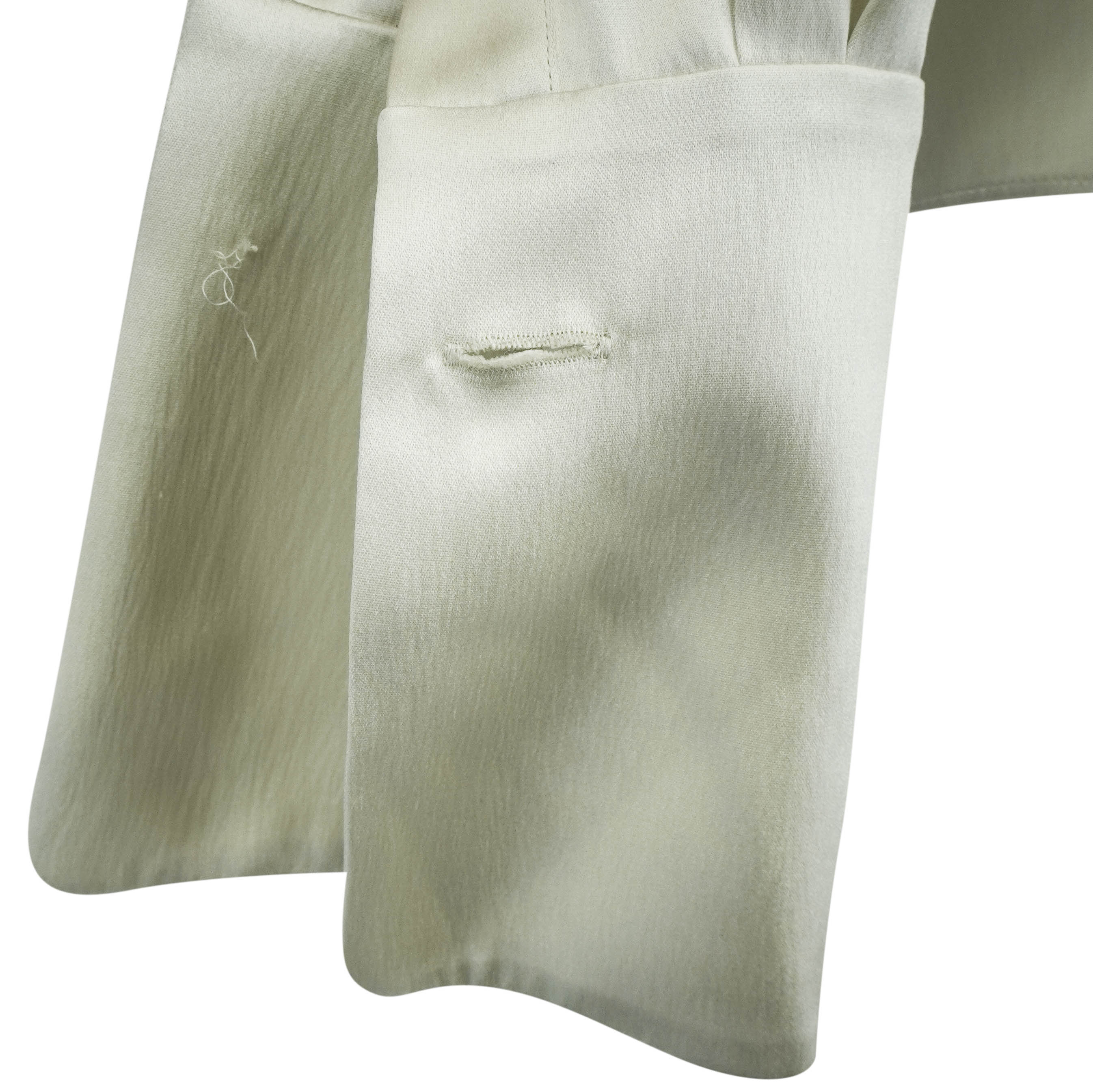 Magda Butrym Silk Blouse in Trout 5 Magda Butrym Silk Blouse in Trout